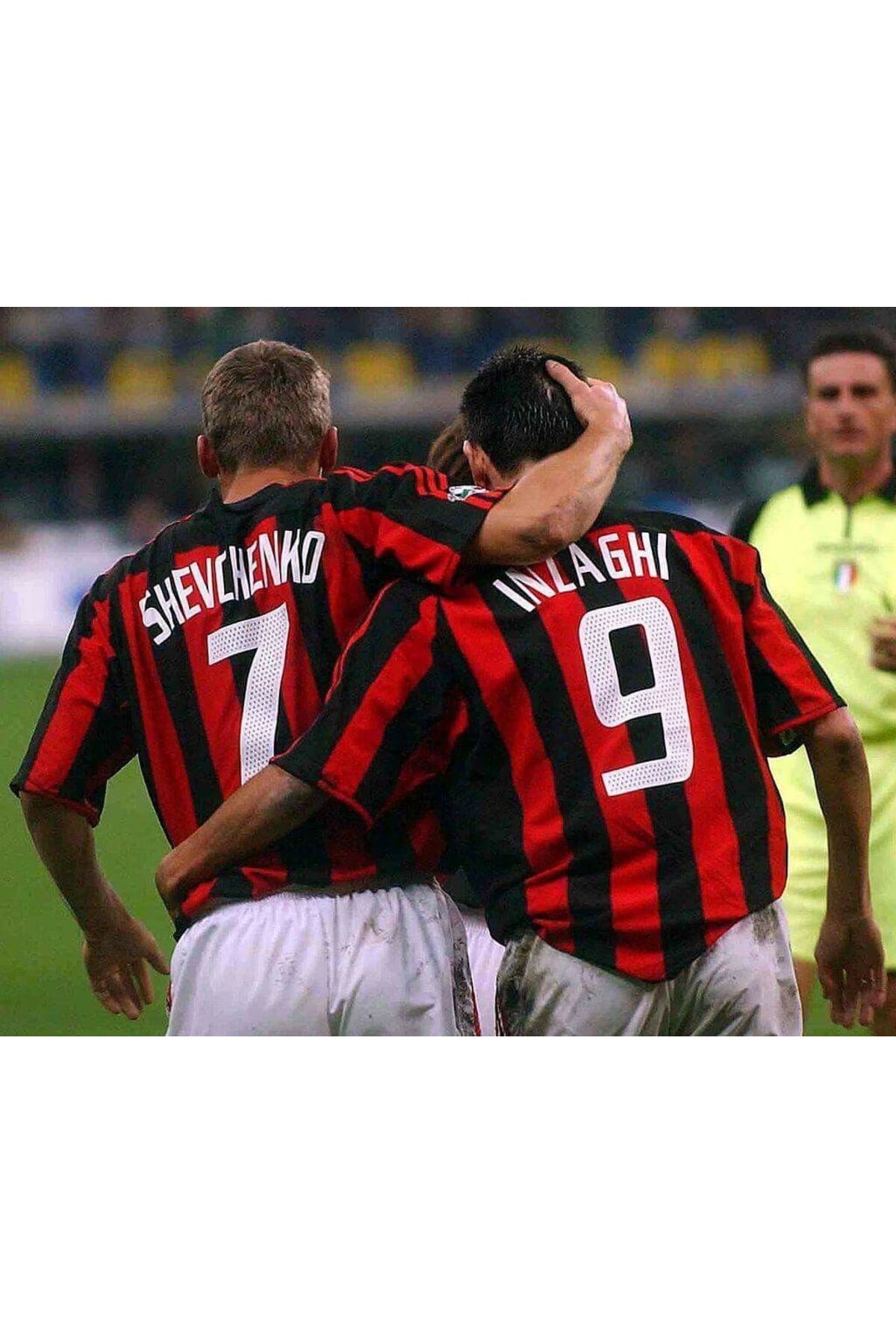 kombinezyum AC MILAN 2007 2008 #7 SHEVCENKO HOME SHIRT SUPER CUP FINAL FORMASI