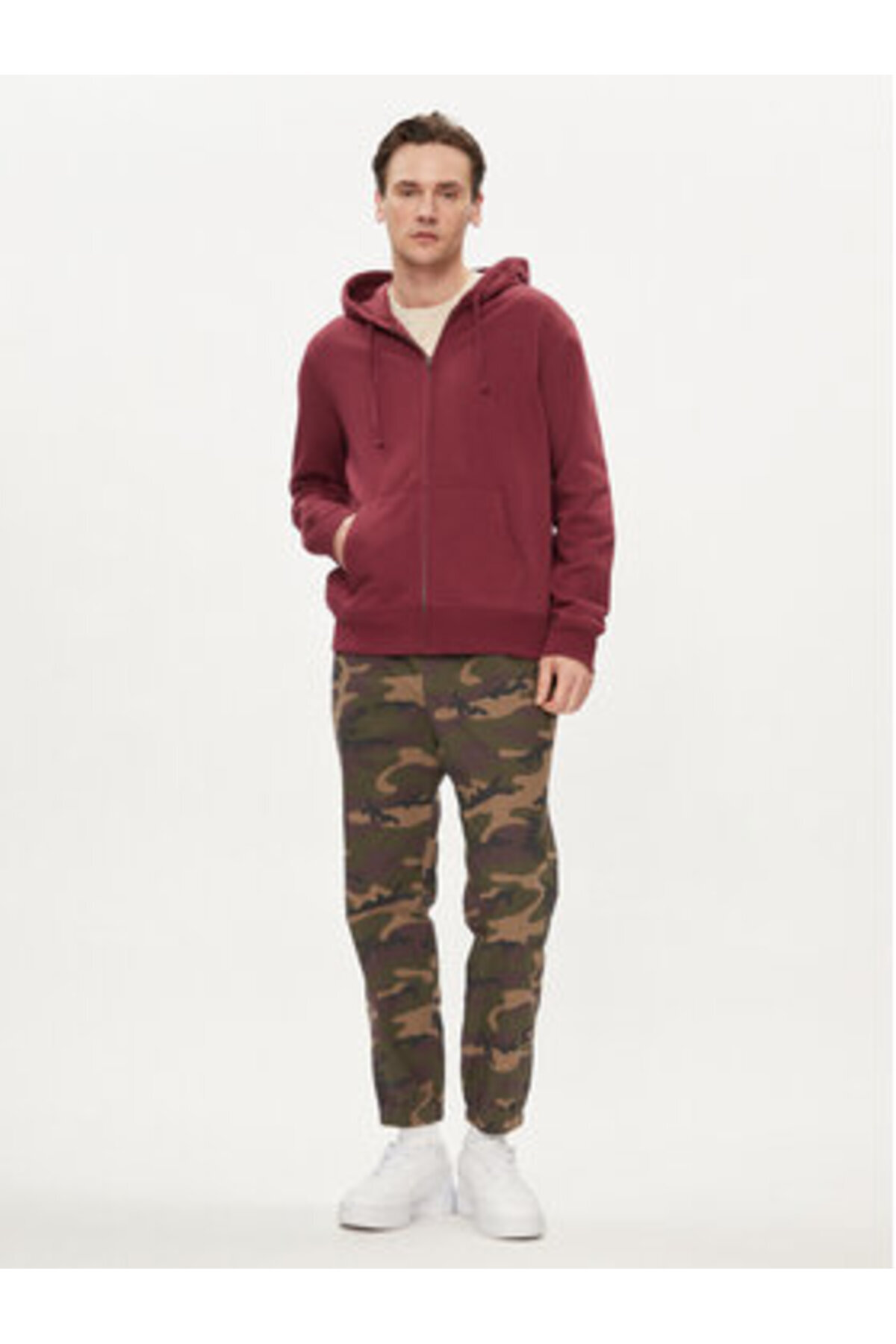 GAP-Men's Sweatshirt 754348 Burgundy 2