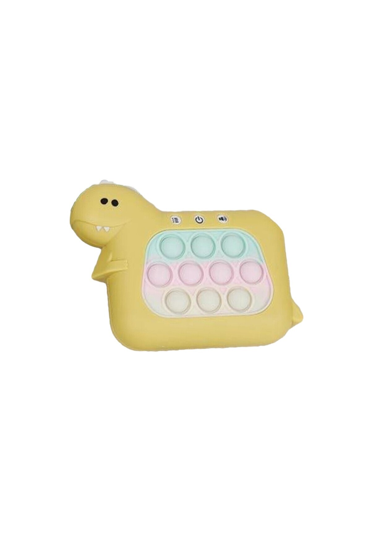 Flippy-Pop It Whack A Mole , Jucărie Interactivă, Anti-stres, 4 Moduri Joc, Dinozaur Galben, 3 Ani 5