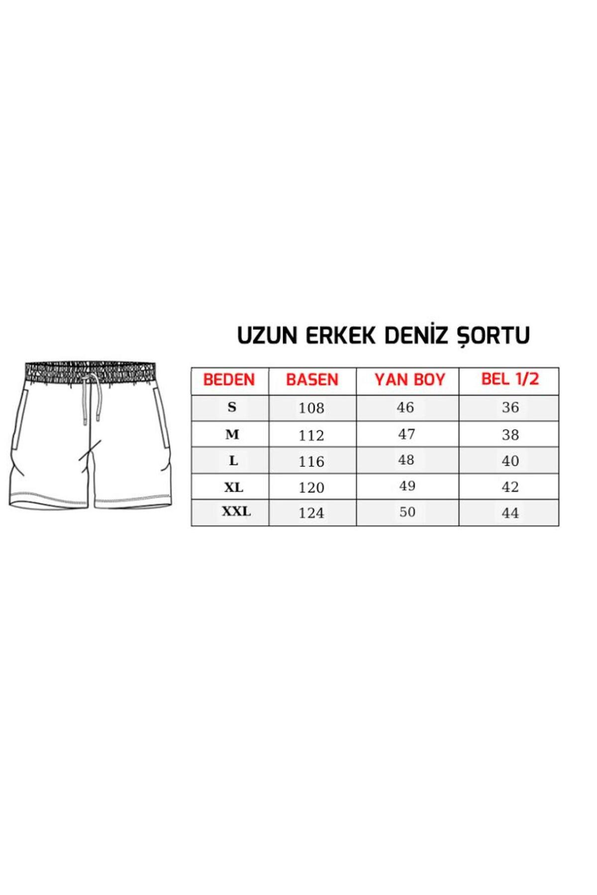 trendgar GRİ NEWSTYLE BASKILI UNİSEX ŞORT görsel 4