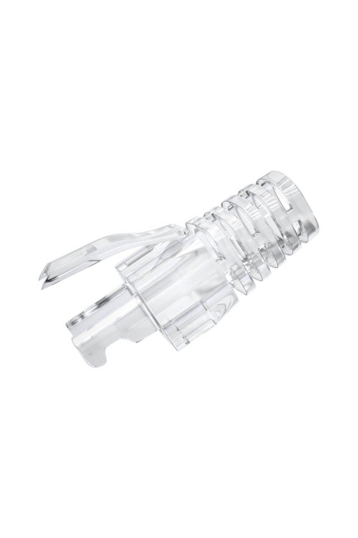 Koodmax 100 Adet - RJ45 Cat5e Cat6 Cat6A Boots Konnektör Şeffaf Jack Koruma Kılıfı