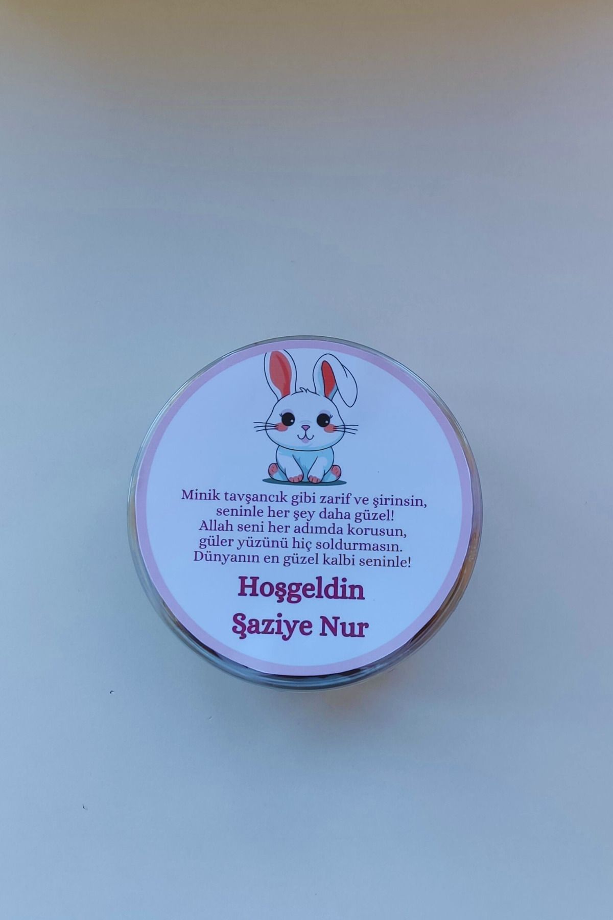 afyoresel 50 Adet Tavşanlı Bebek Doğum Konfiseri Çikolata