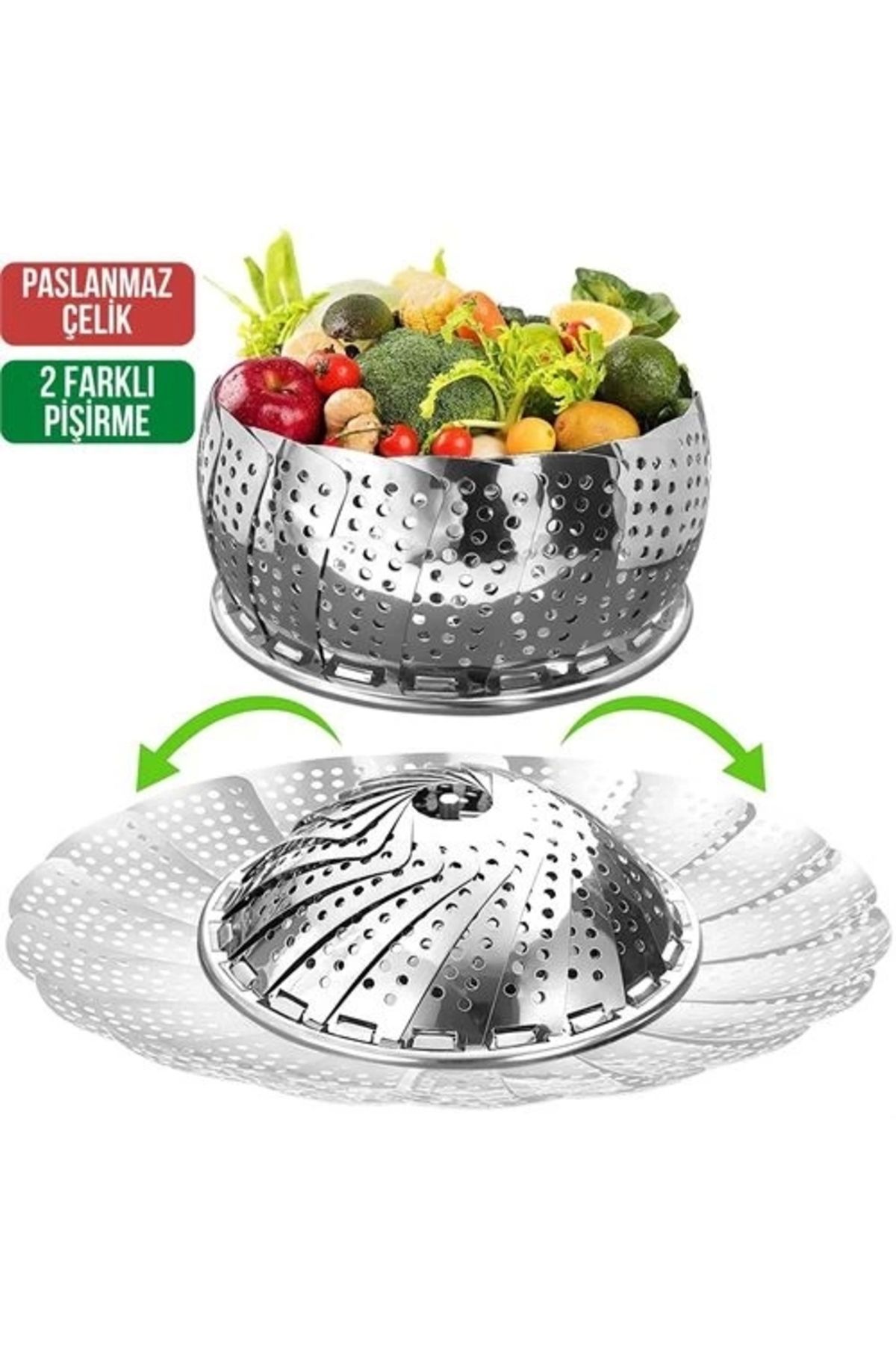No8 Home Styledegree Metal Buharda Pişirme Haşlama Aparatı