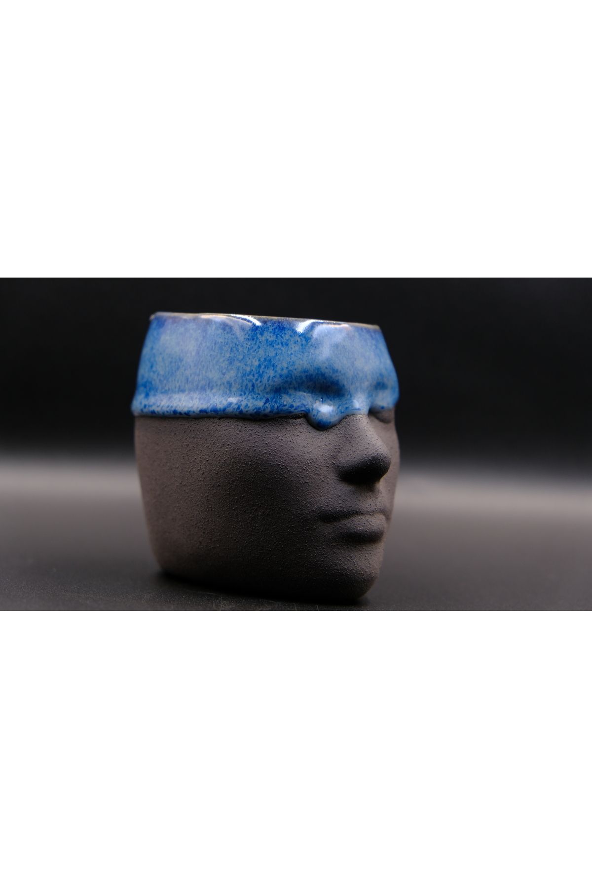 wugu El Yapımı Stoneware Face Fincan, El Yapımı Stoneware Şıklığı, Kulpsuz