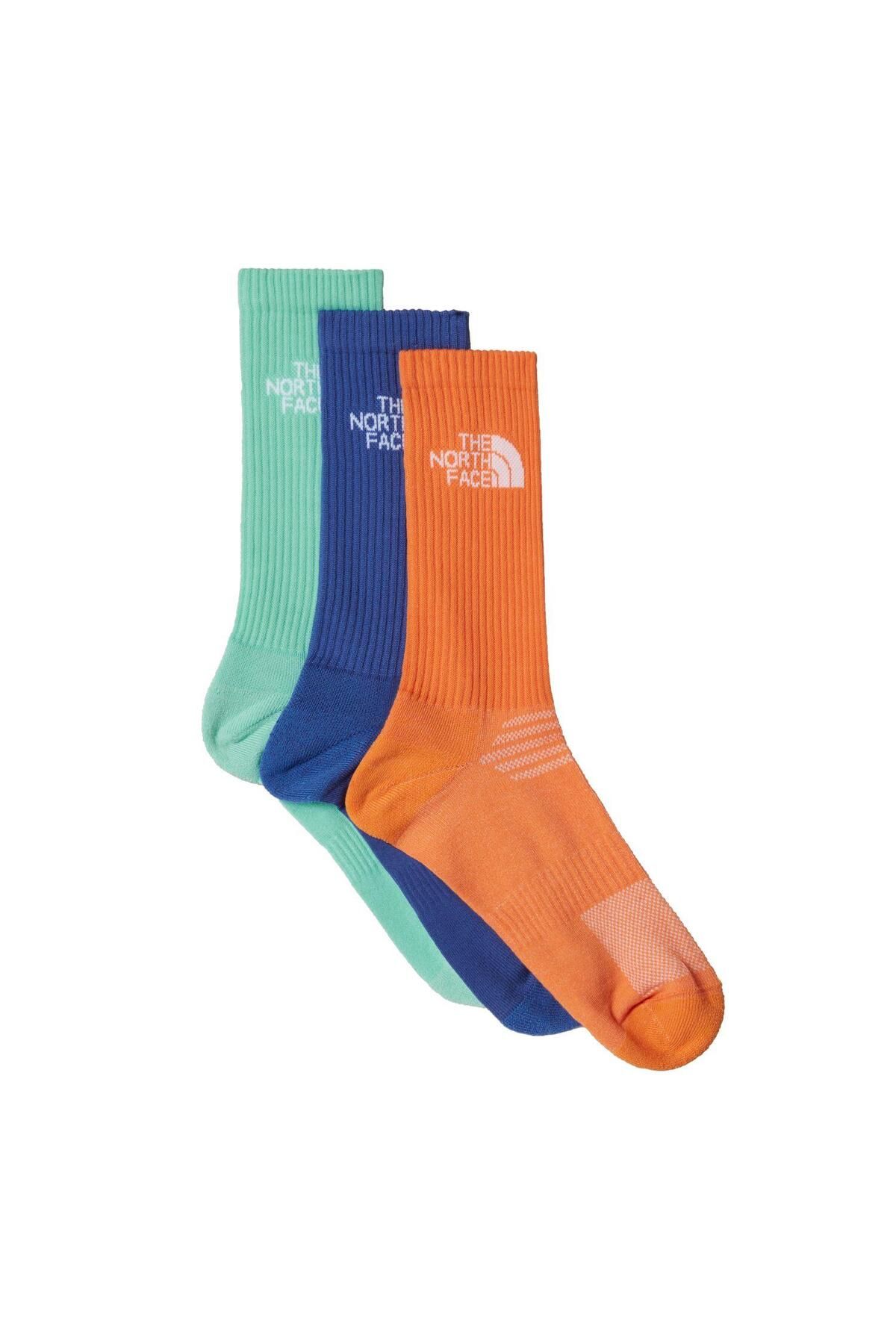 THE NORTH FACE MULTI SPORT CUSH CRE Kadın Çorap 3P NF0A882HA2E1 Çok Renkli-M