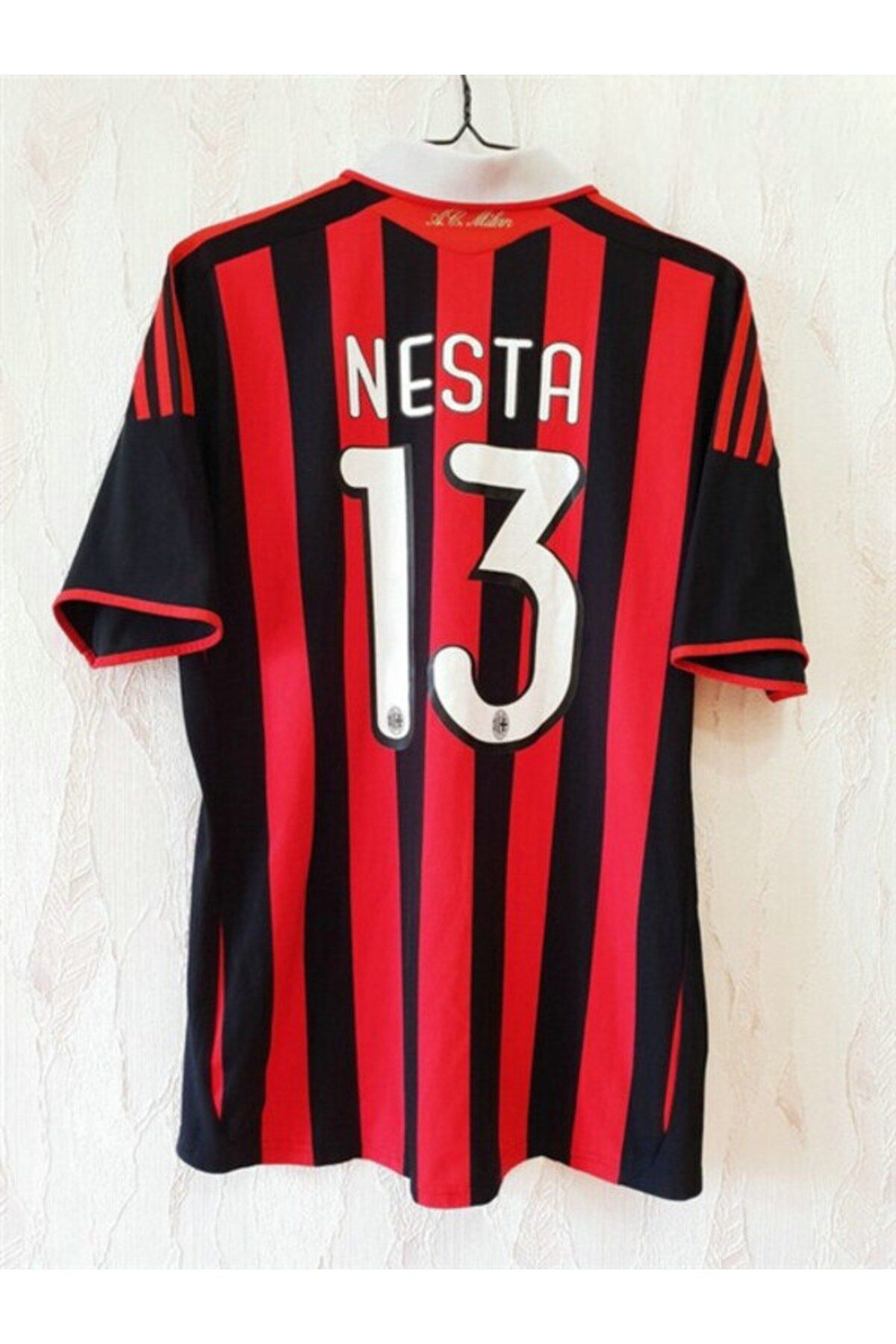 kombinezyum AC MILAN 2007 2008 #13 NESTA HOME SHIRT SUPER CUP FINAL FORMASI