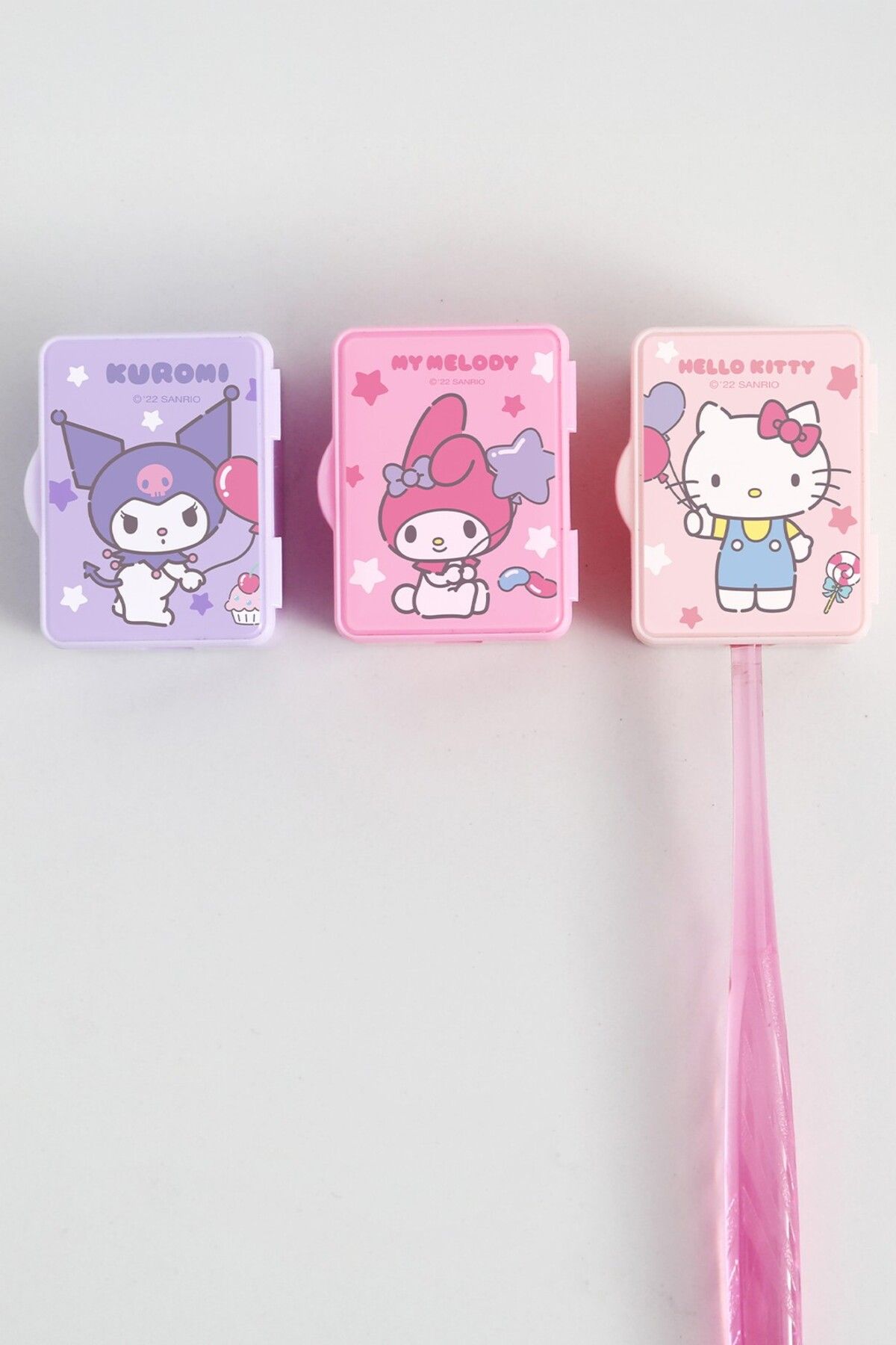 Miniso Sanrio Lisanslı Eğlence Parkı Serisi Diş Fırçası Tutucu - 2'li