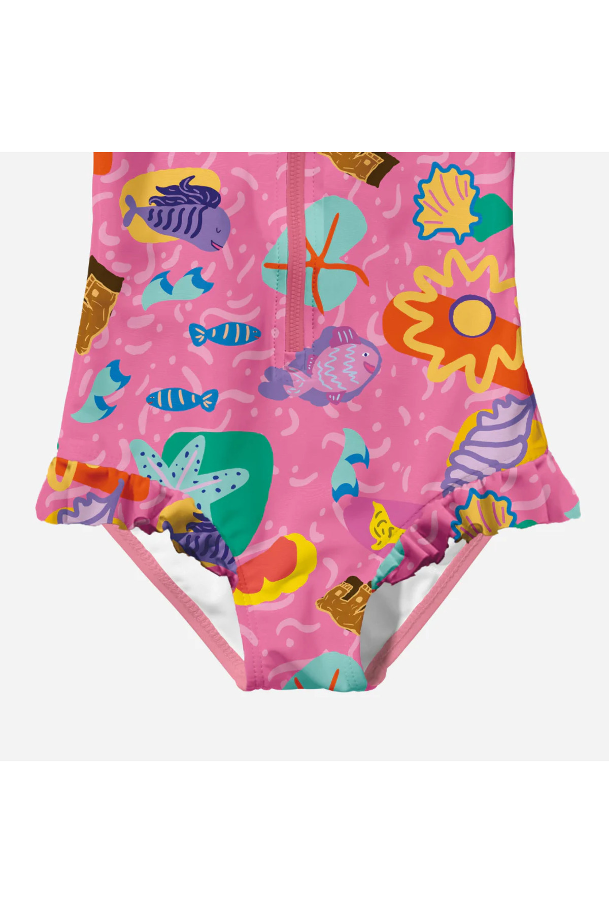 KidZee Sunny Swimsuit UPF 40+ Korumalı Bebek ve Çocuk Mayo fotoğrafı 3 (önizleme)
