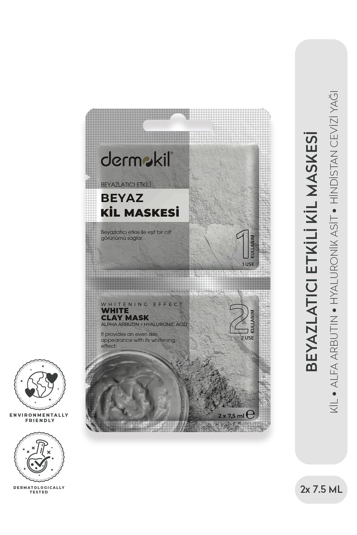 Dermokil-Whitening Effective Clay Mask 2X7.5 1