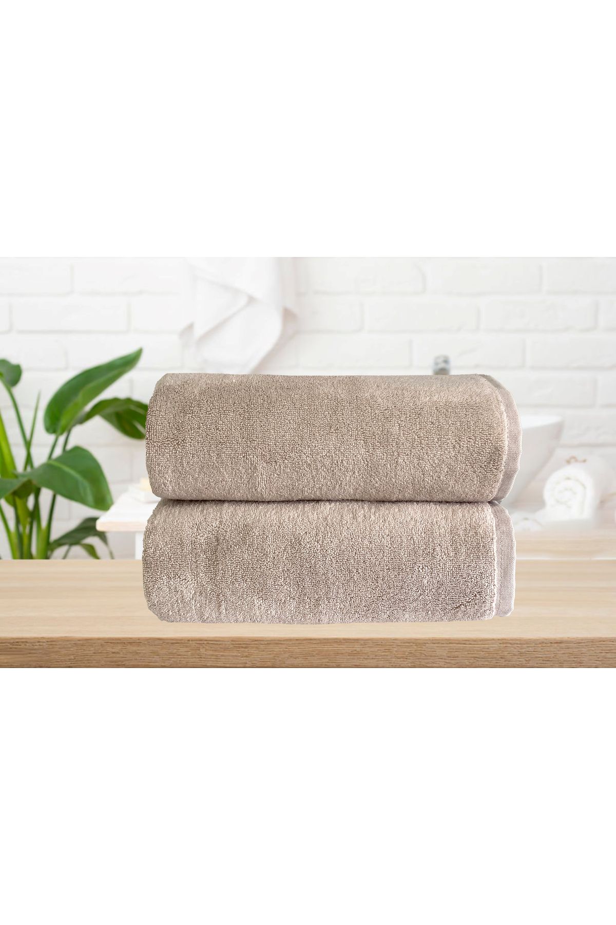 Lucy and Home %100 Pamuk Microcotton 2'li Havlu Seti 60x110cm