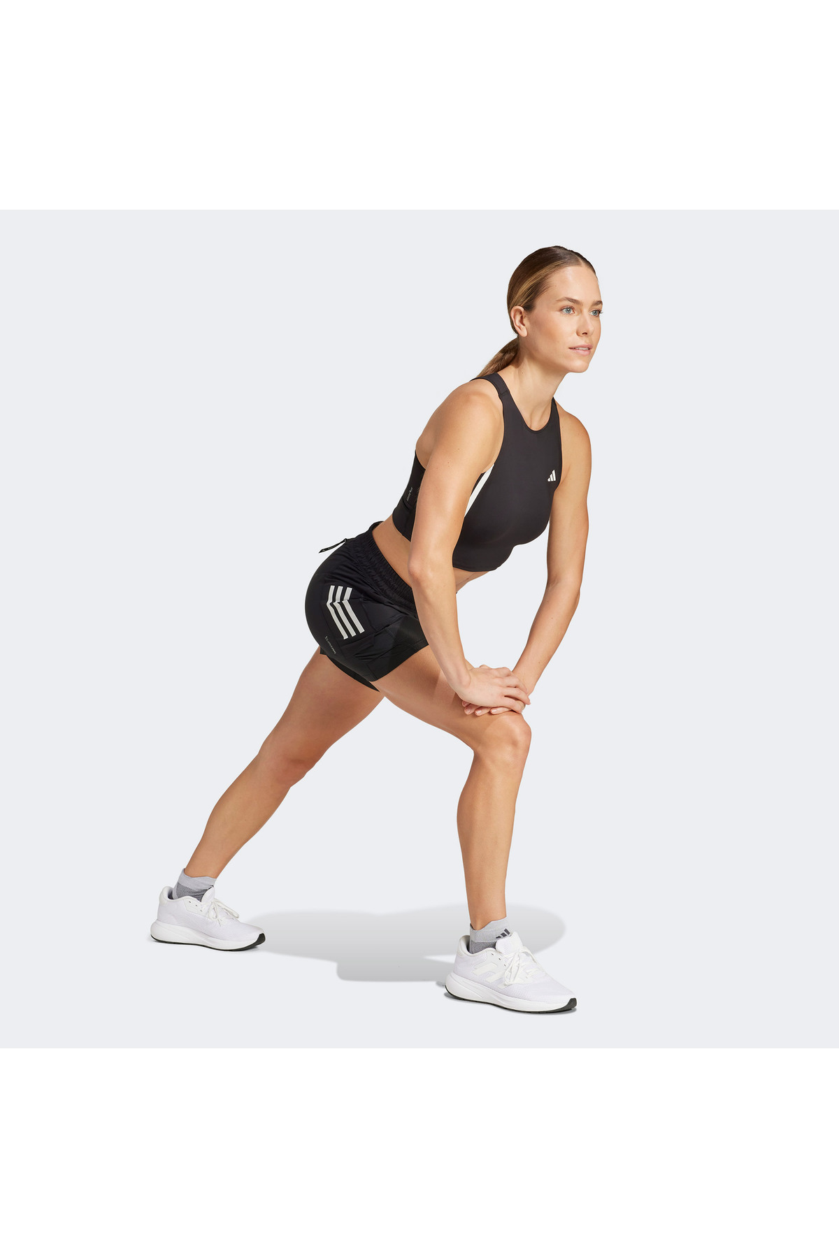 Own The Run Climacool 2 In 1 Kadın Siyah Şort