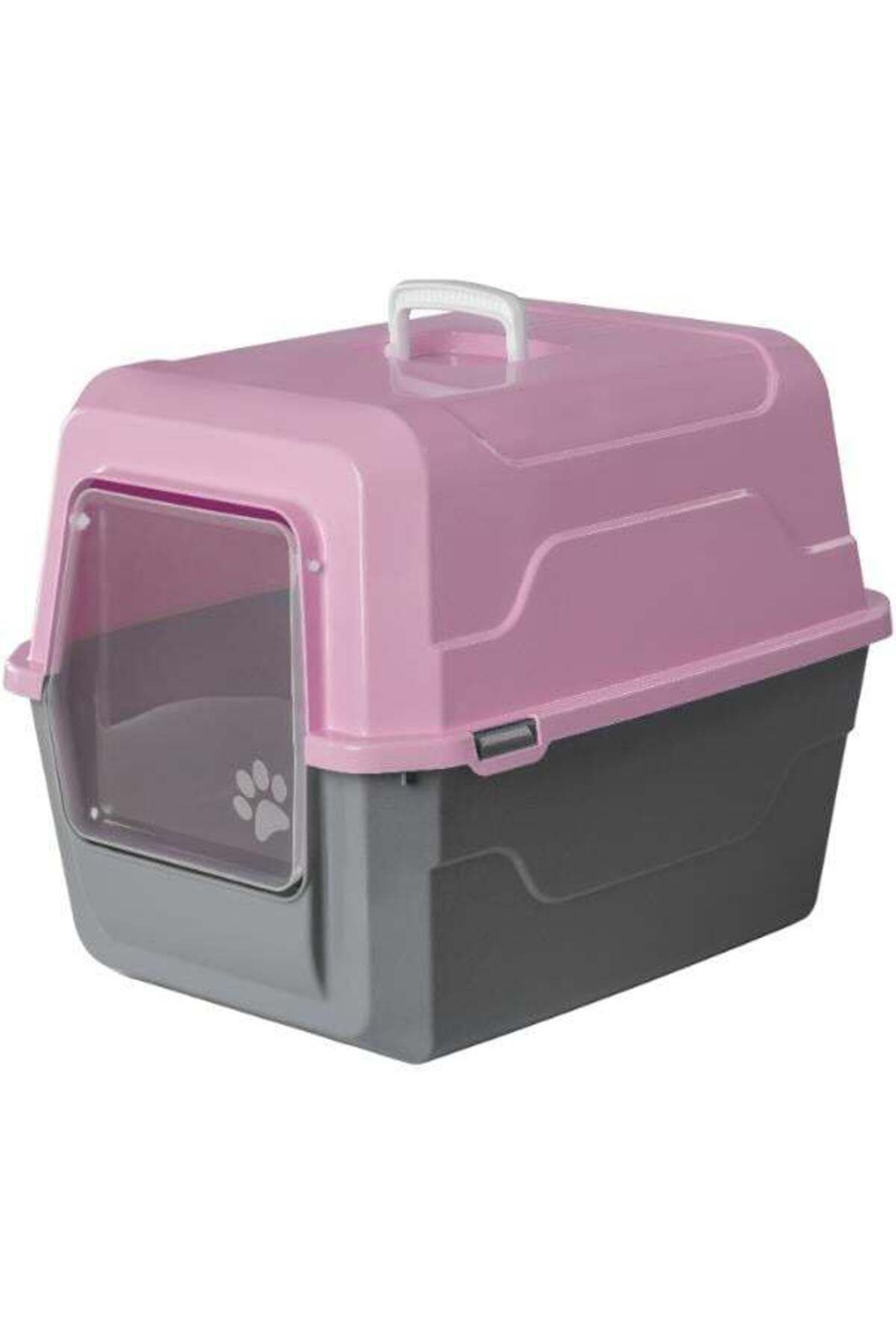 Modafiks Mikopet Deluxe Pembe Kapalı Kedi Tuvaleti