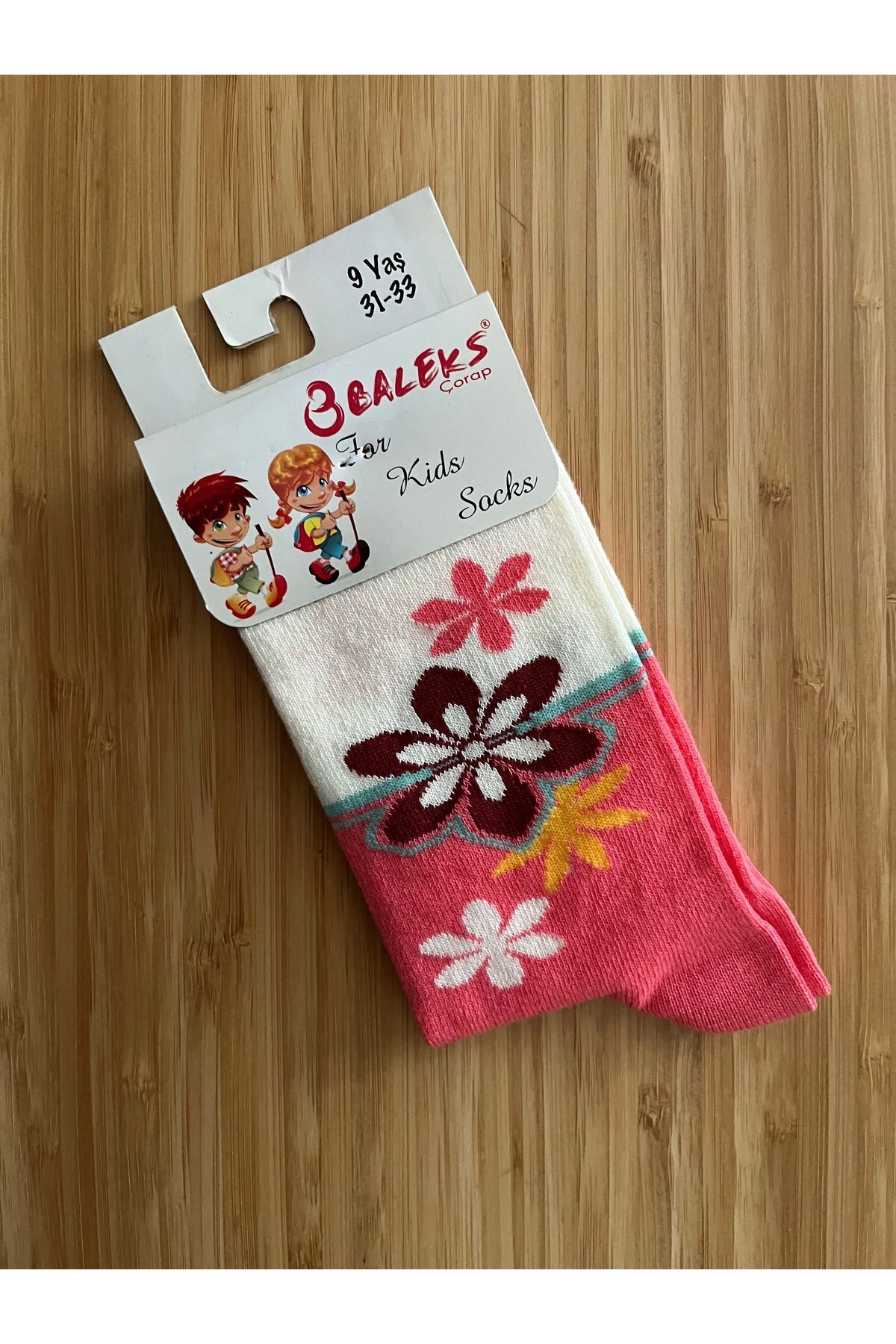 Öztürk-Baleks Children's Sock. Pattern: 169. 9 Age 31-33 Number. 1 Pair. 3
