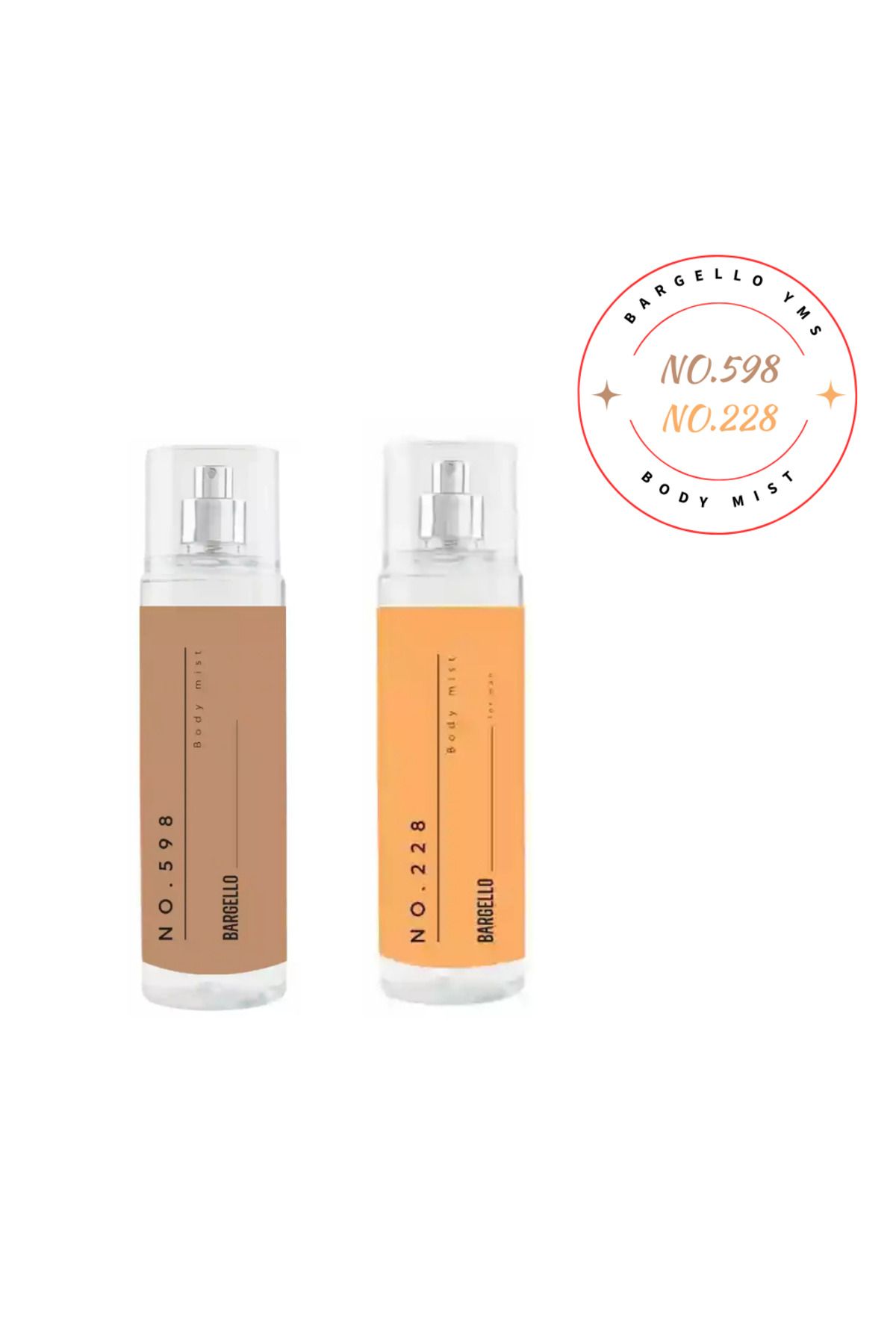 Bargello NO.598 Erkek ve NO.228 Kadın 210 Ml Body Mist