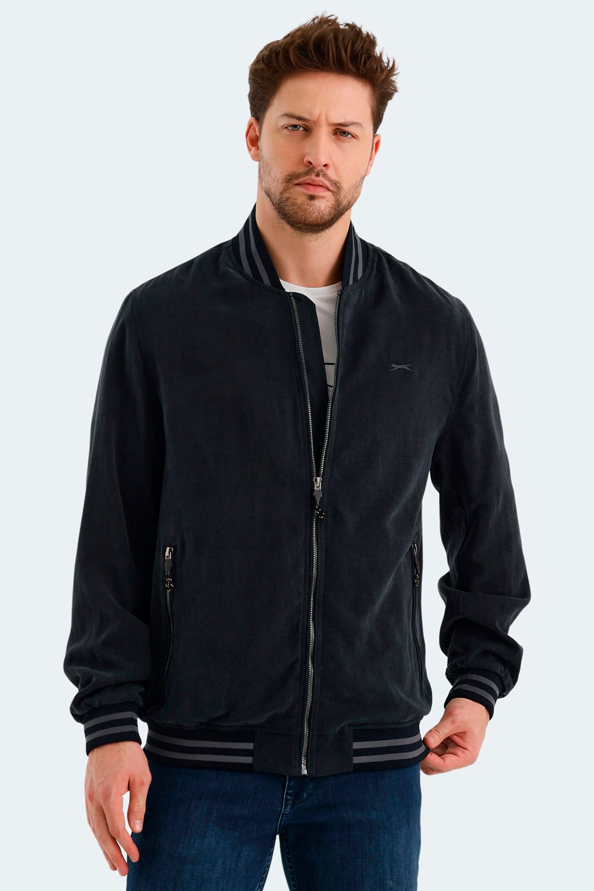 Slazenger BOMBERS Erkek Mont & Kaban Koyu Gri