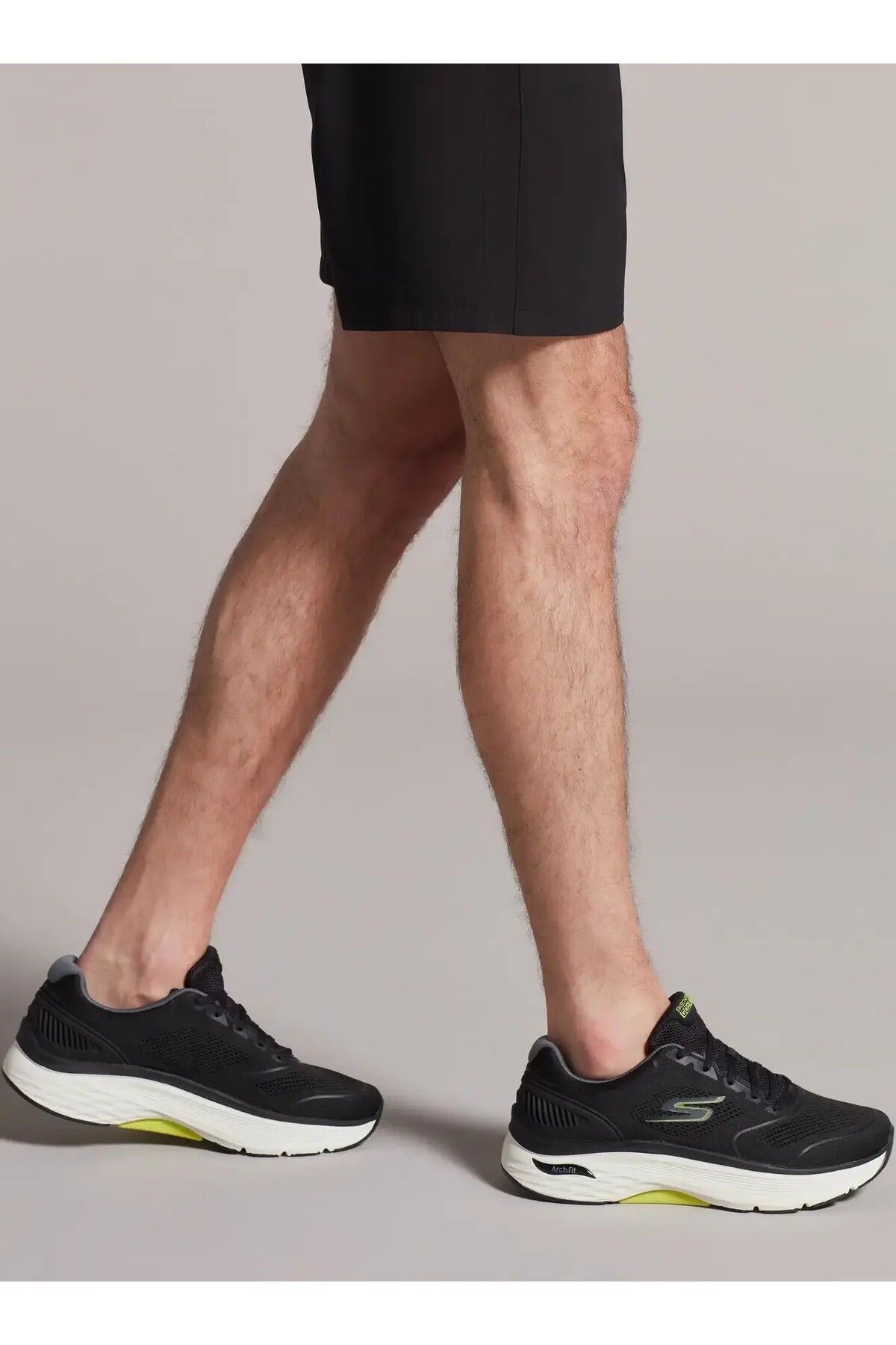 SKECHERS Max Cushioning Arch Fit-Swi Erkek Siyah Koşu Ayakkabısı
