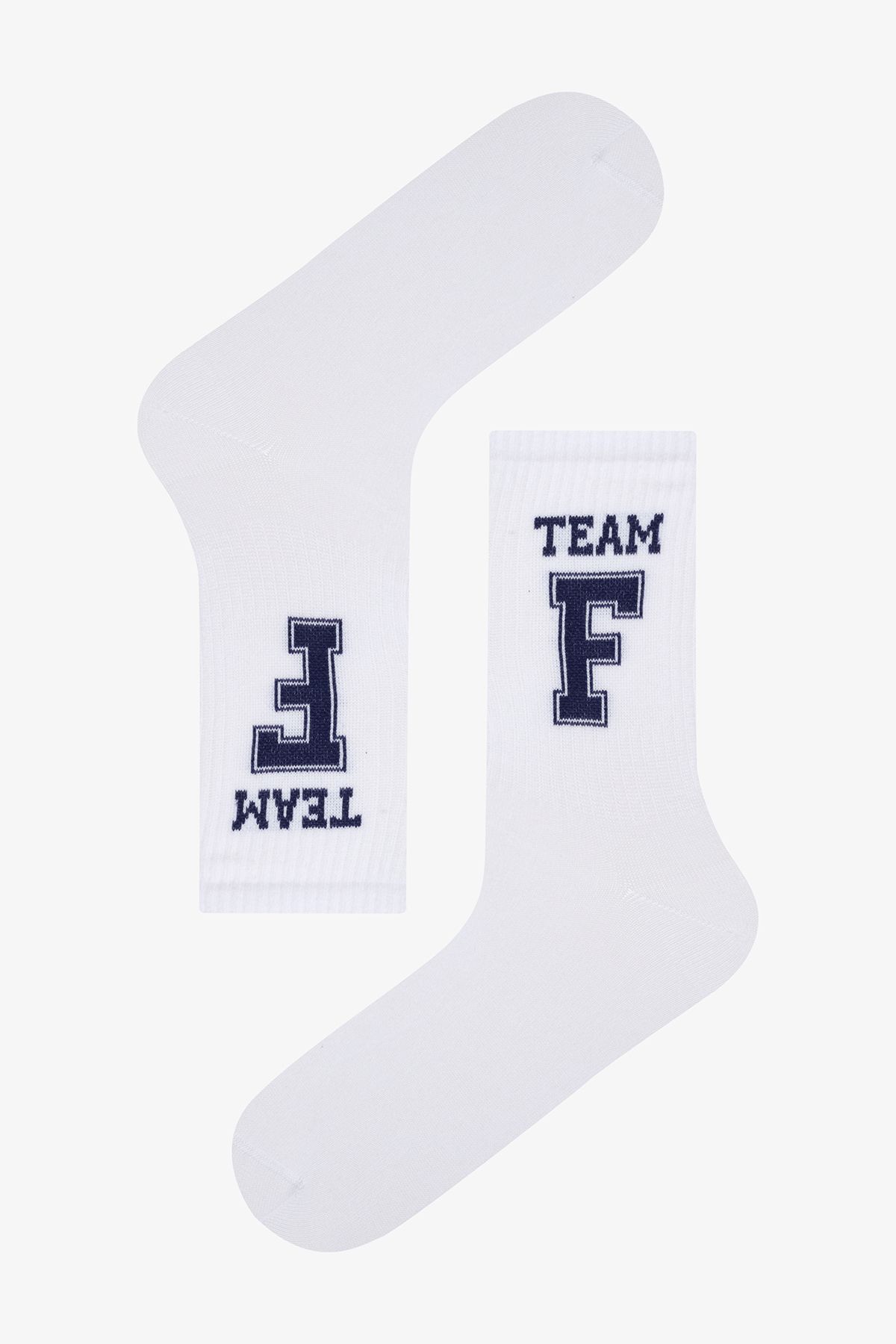 Penti-Herren-Fußballsocken im 2er-Pack in Grau und Weiß 3