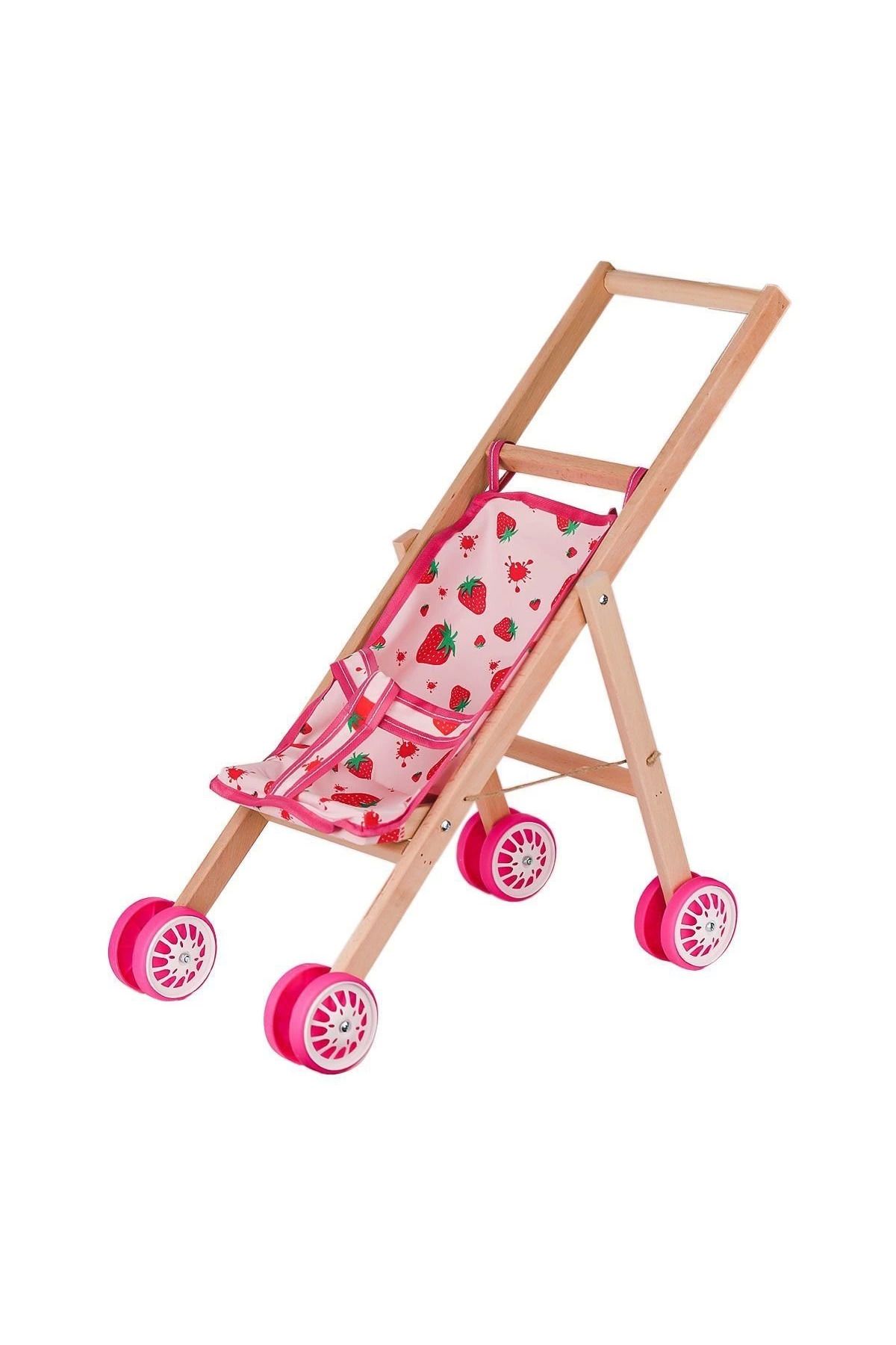 MELFSHOP 2519 Katlanabilir Ahşap Puset -Uzay Ahşap