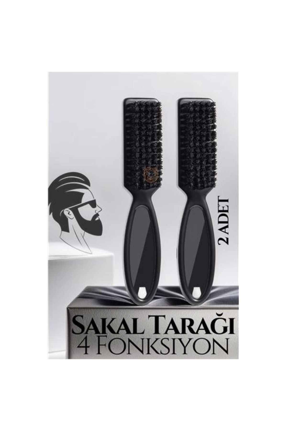 No8 Home Sakal Tarama Fırçası 2 Lİ SET Absolute Professional