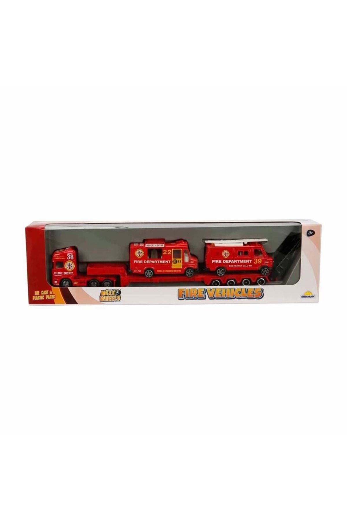 MELFSHOP Üçlü İtfaiye Araç Seti -1 adet stokta olan gönderilir