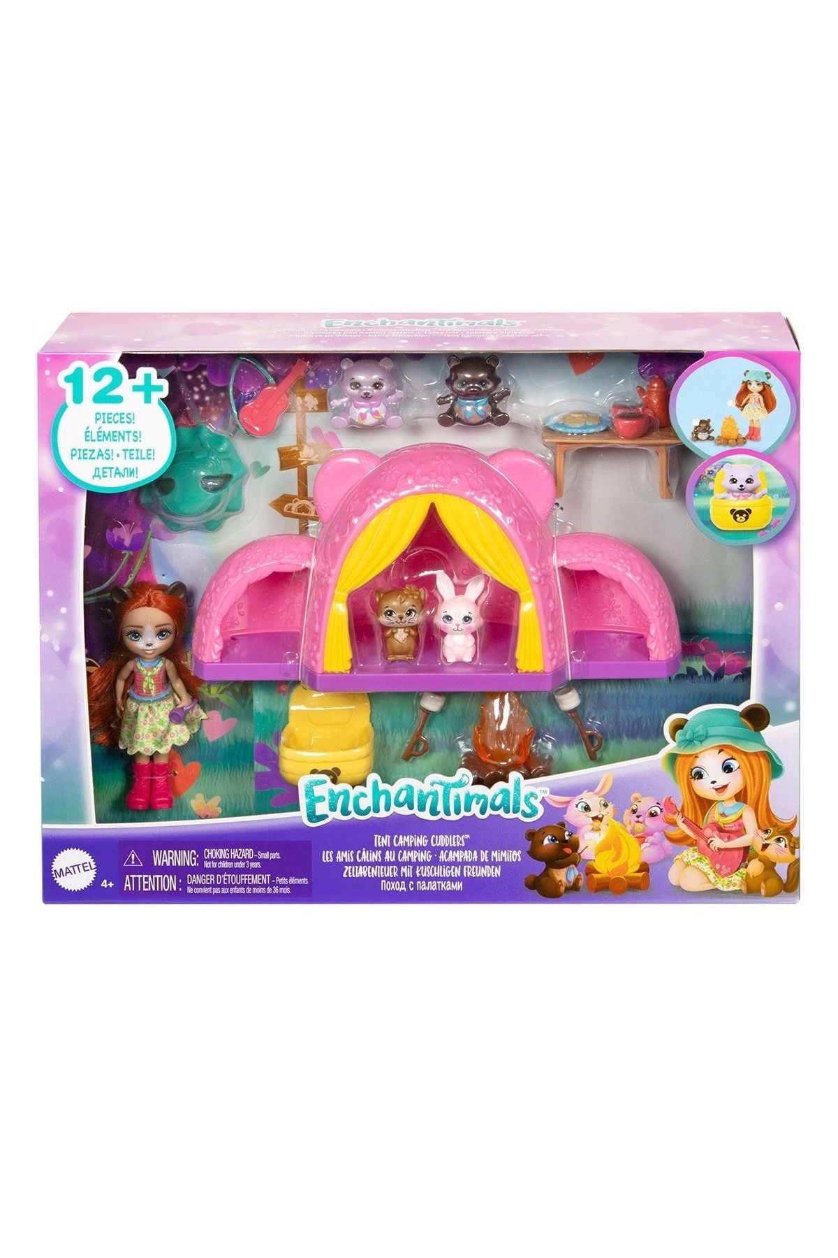 MT29 GİYİM HTW71 Enchantimals Maceracı Kampçılar Oyun Seti
