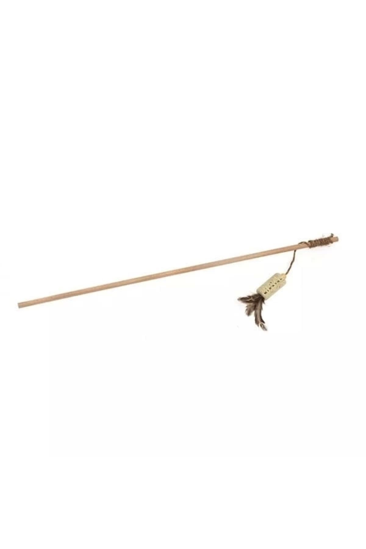STOREMAX Aquael Ecomfy Toy Gaia Rod Tüylü Mantar Kedi Oltası Oyuncağı 50 Cm