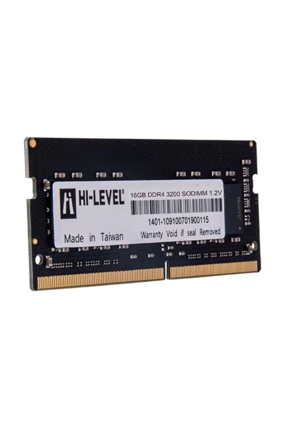 MELFSHOP HI-LEVEL 16GB DDR4 3200MHZ NOTEBOOK RAM VALUE HLV-SOPC25600D4/16G