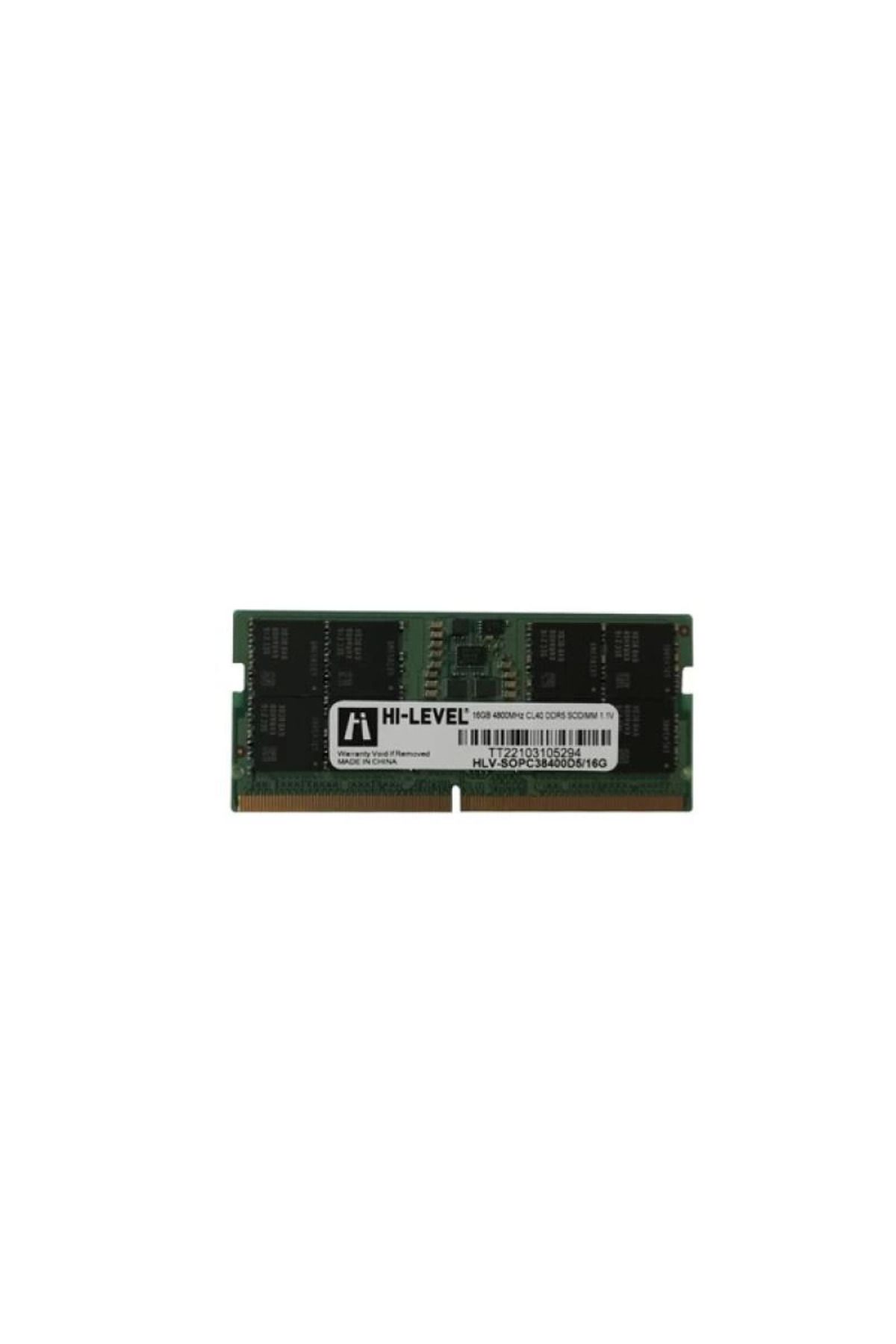 MELFSHOP HI-LEVEL 16GB DDR5 4800MHZ CL40 NOTEBOOK RAM HLV-SOPC38400D5/16G