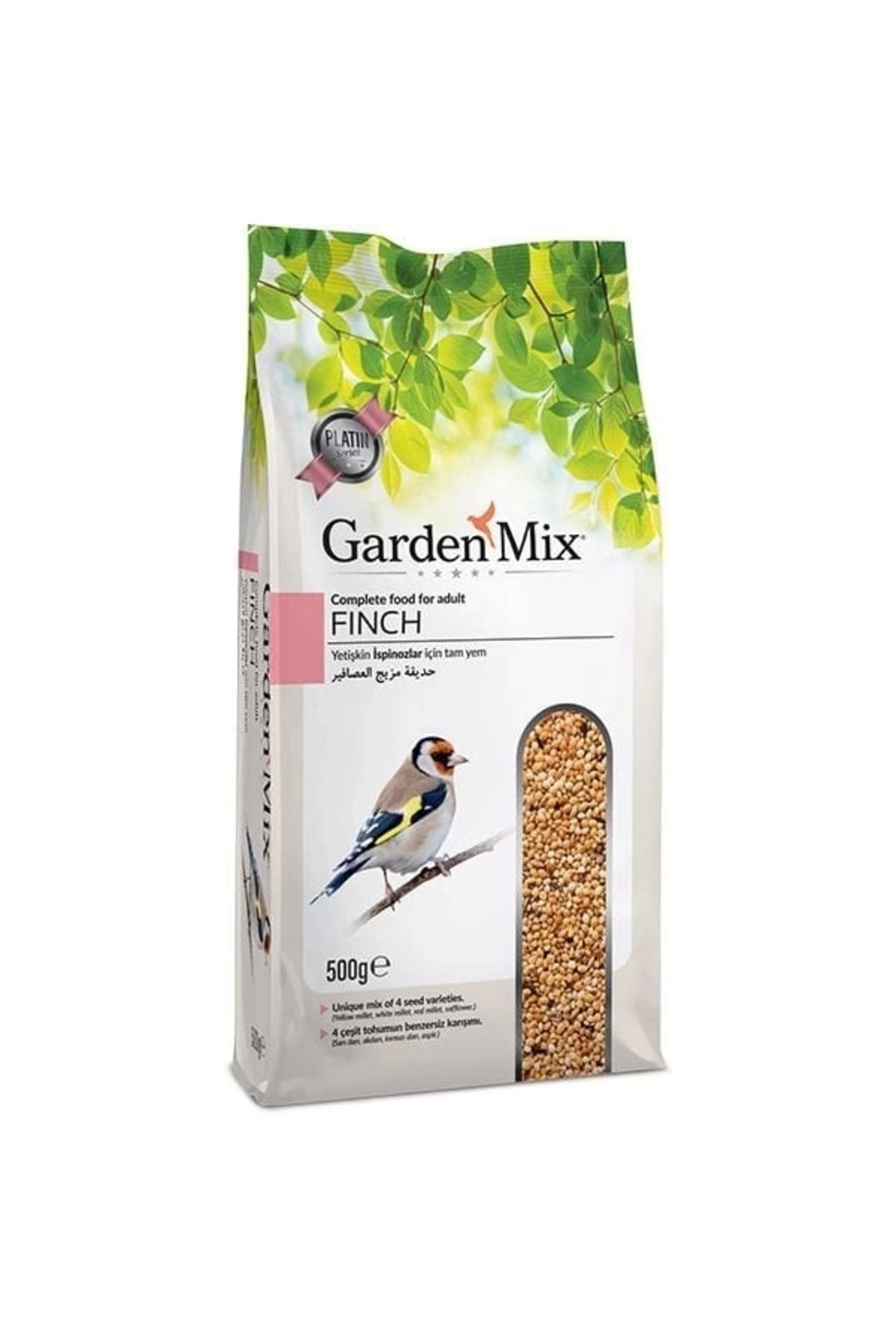 No8 Home Garden Mix Platin Hint Bülbülü Yemi 500 Gr