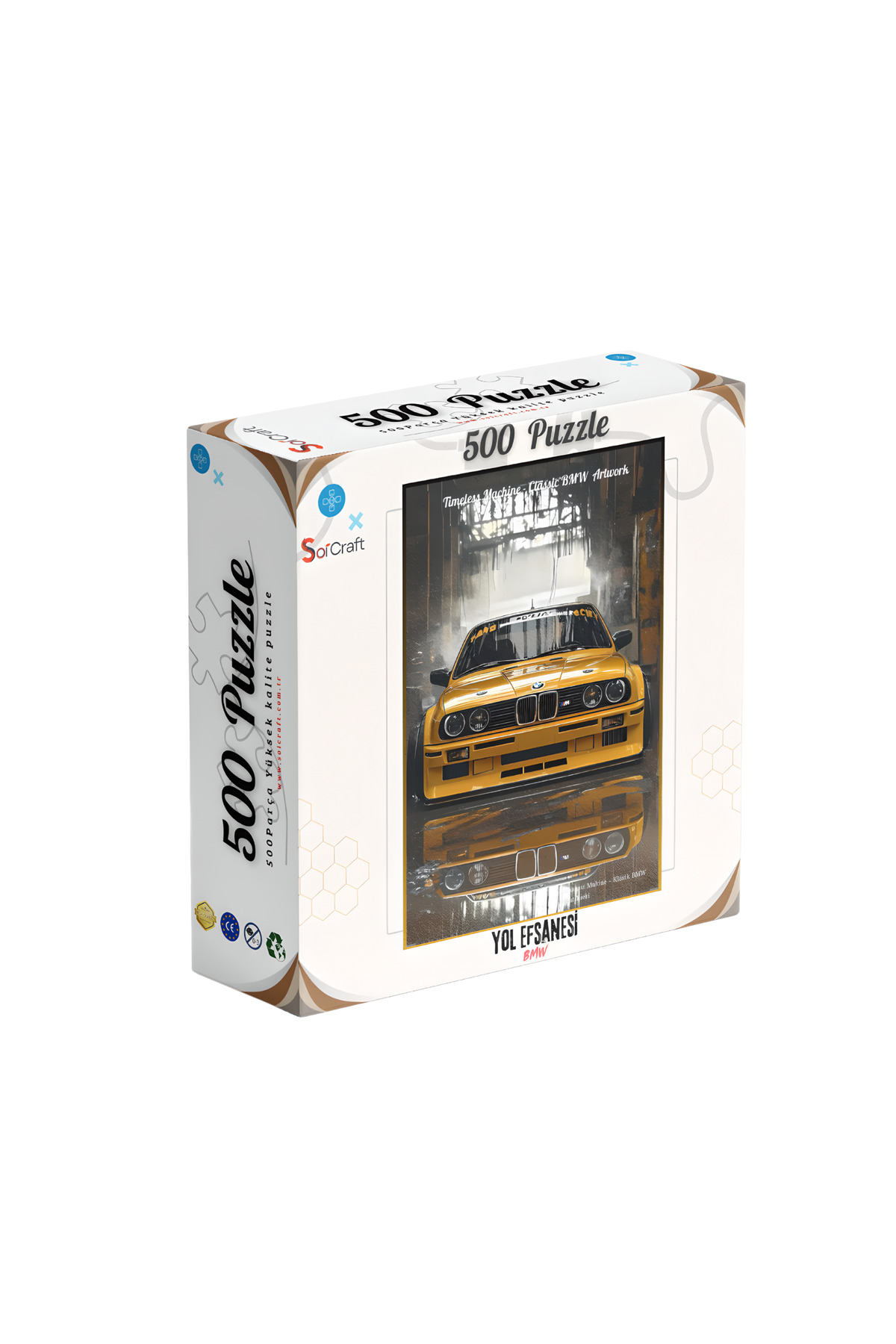 Soi Craft 500 Parça Puzzle Sarı Spor Araba - Fiyatı, Yorumları