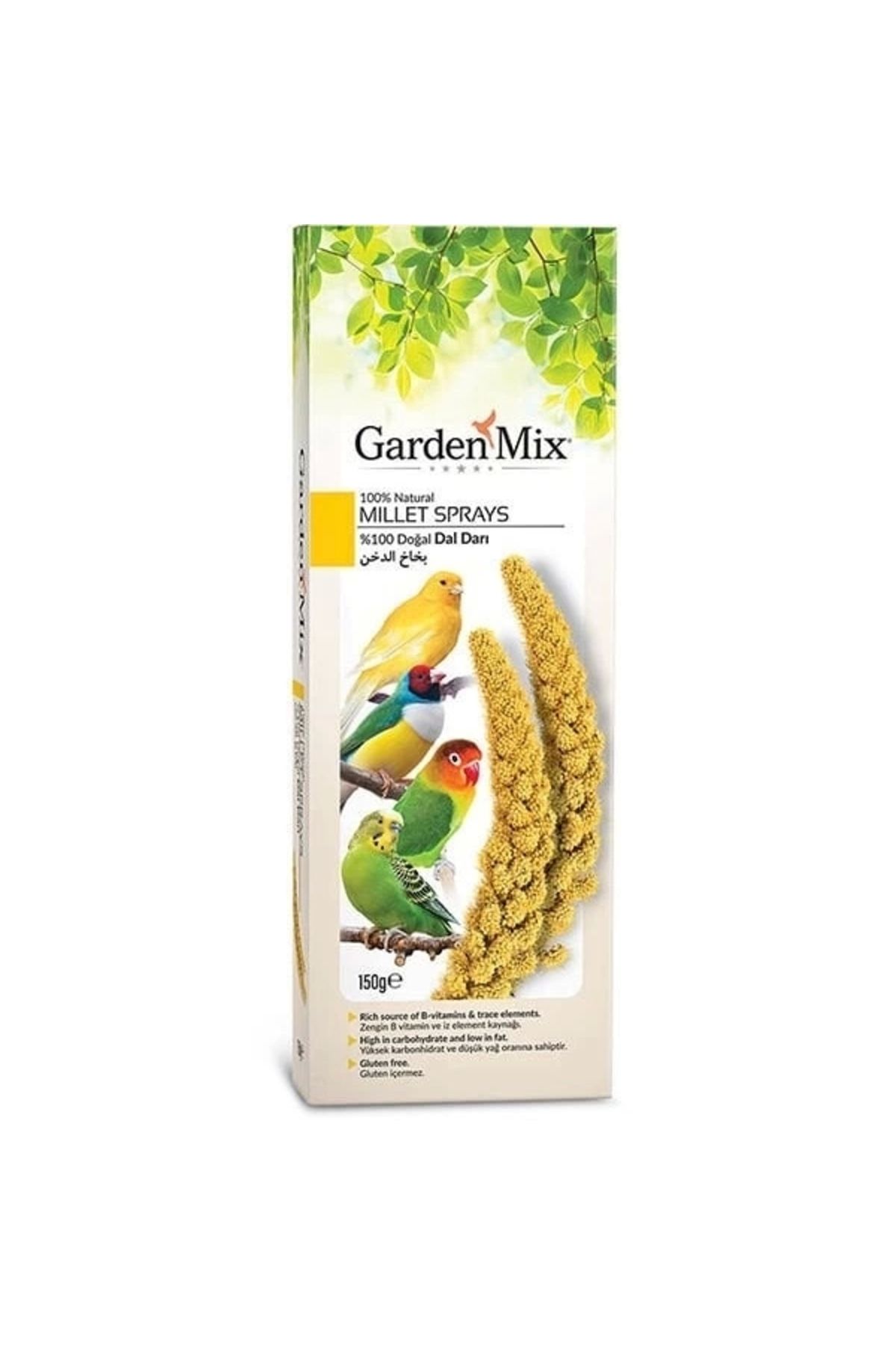 No8 Home Garden Mix Platin Kuş Yemi Sarı Dal Darı