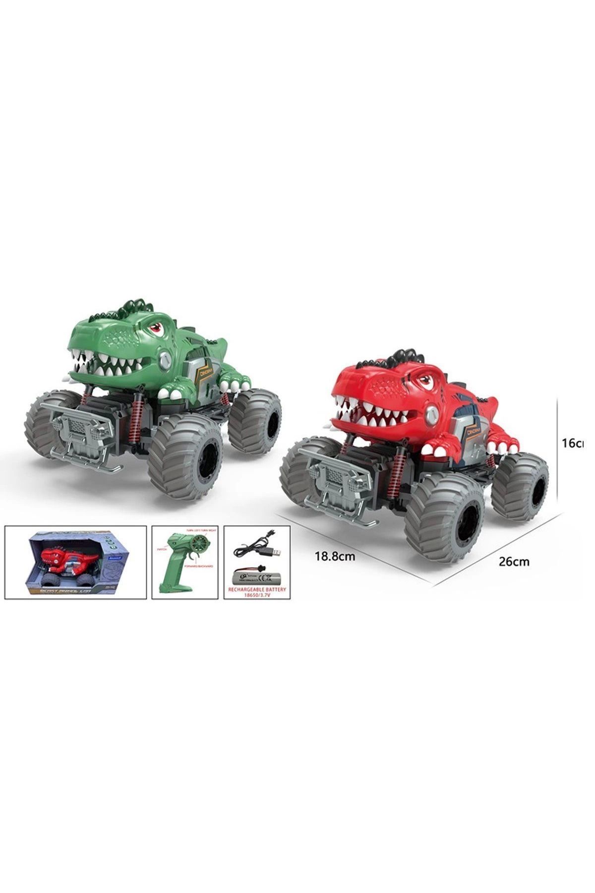 MELFSHOP YD898-MT1892 Uzaktan Kumandalı Full Fonksiyon 2.4G Süspansiyonlu Dinozor Araba