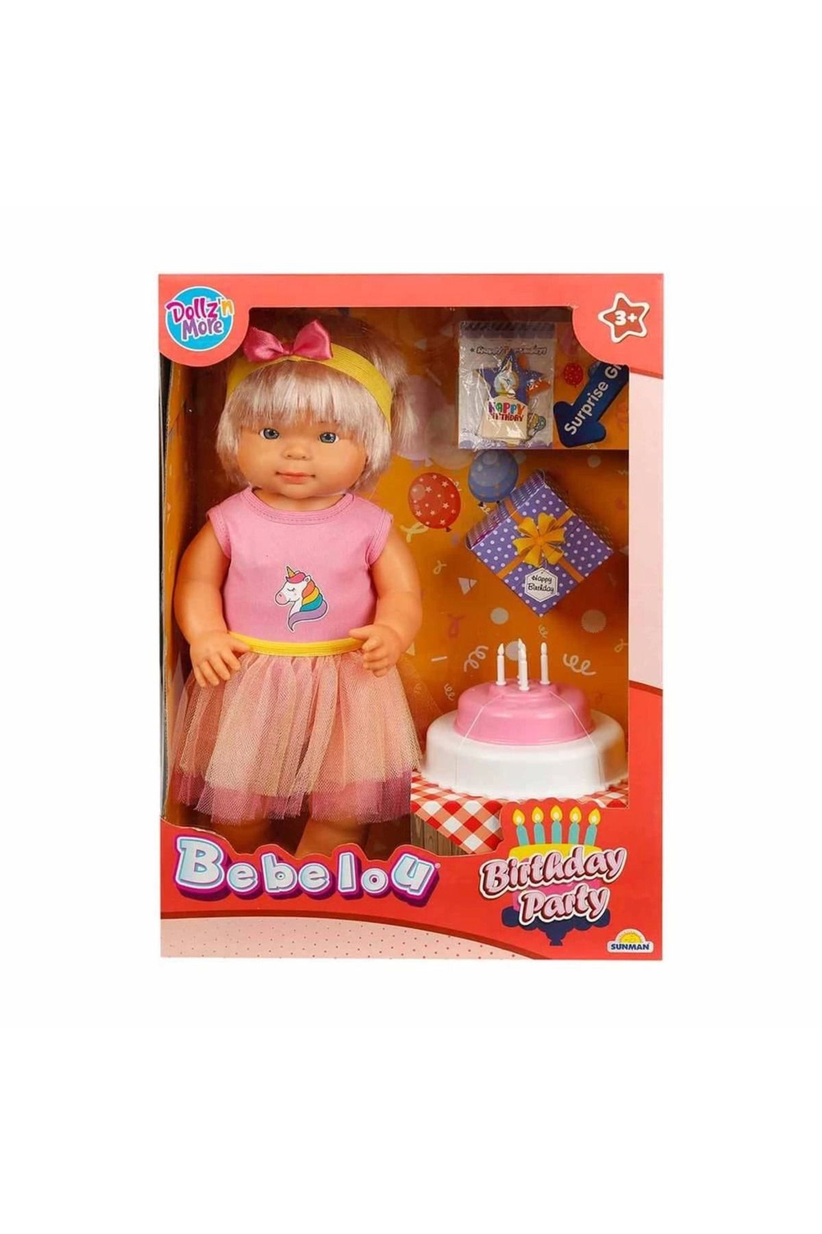 MELFSHOP Bebelou Doğum Günü Bebeği 40 cm