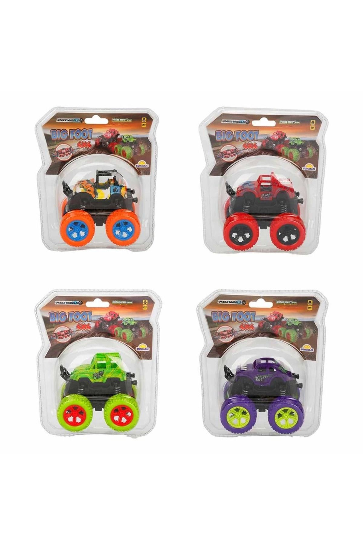FTT SHOPPING MARKET Maxx Wheels Big Foot 4x4 Sürtmeli Araba -1 adet stokta olan gönderilir