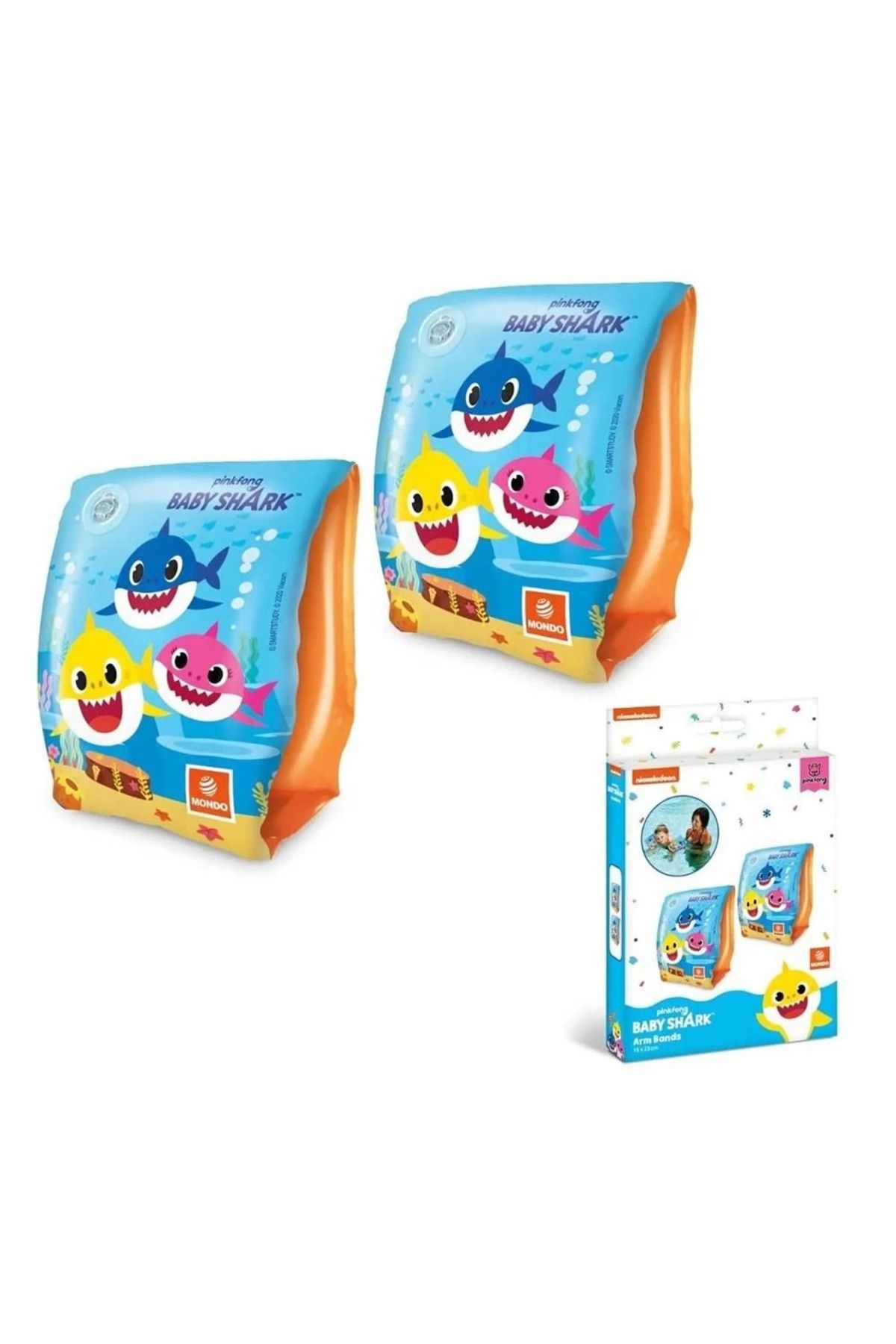 MELFSHOP Şişme Kolluk Baby Shark 15x23 cm