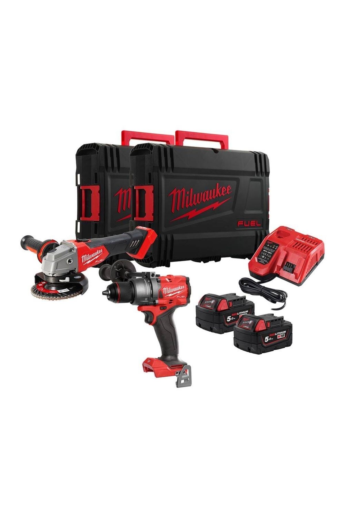 Milwaukee M18 FPP2E3-502X Akülü Set (FPD3-FSAG125)