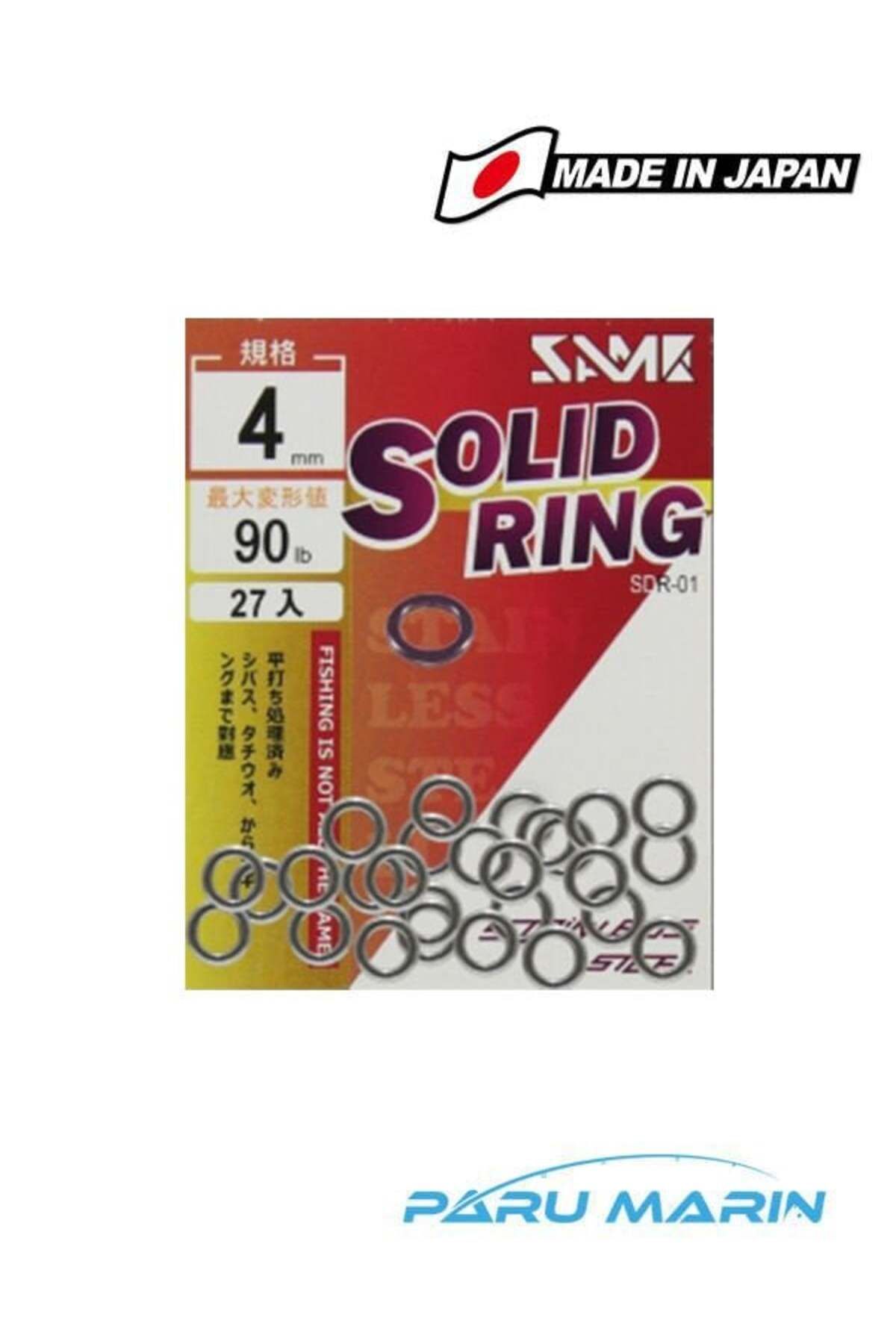 SAME FISHING Same Solid Ring Halka No:4 , 40kg. (90 lbs.)