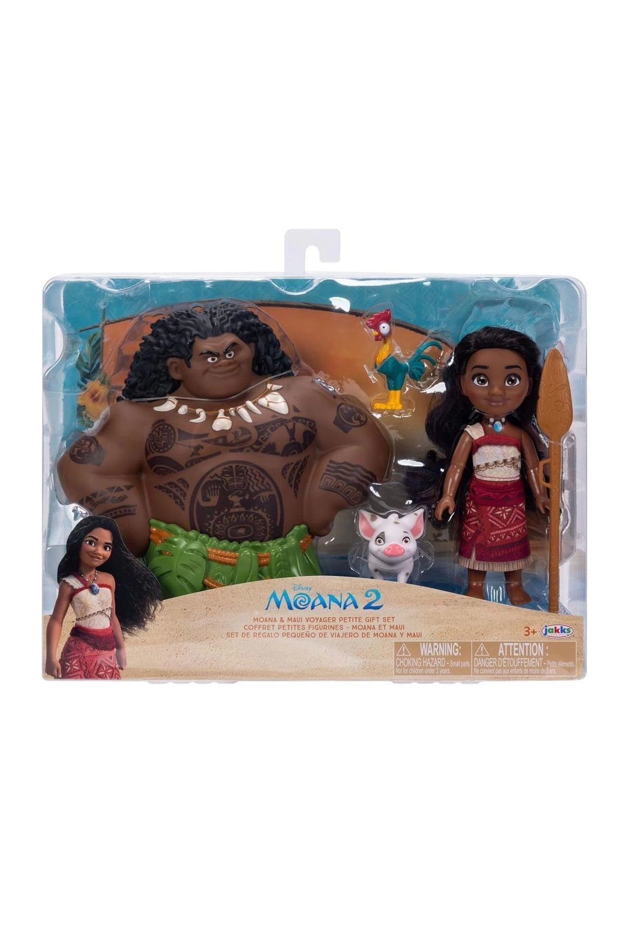 MELFSHOP JKP 237556 Disney Moana - 15 cm Maui & Moana ve Arkadaşları Set