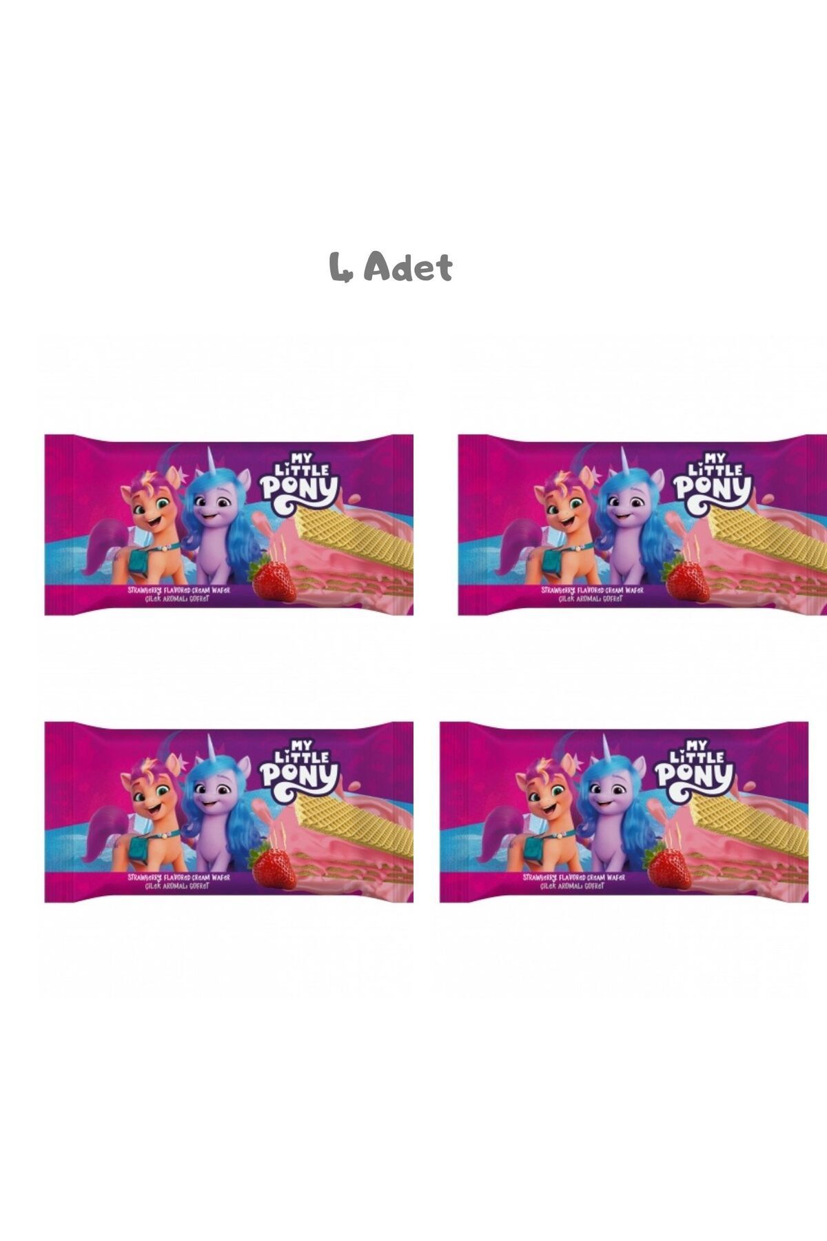 MY LITTLE PONY Çilekli Gofret 40g 4 Adet
