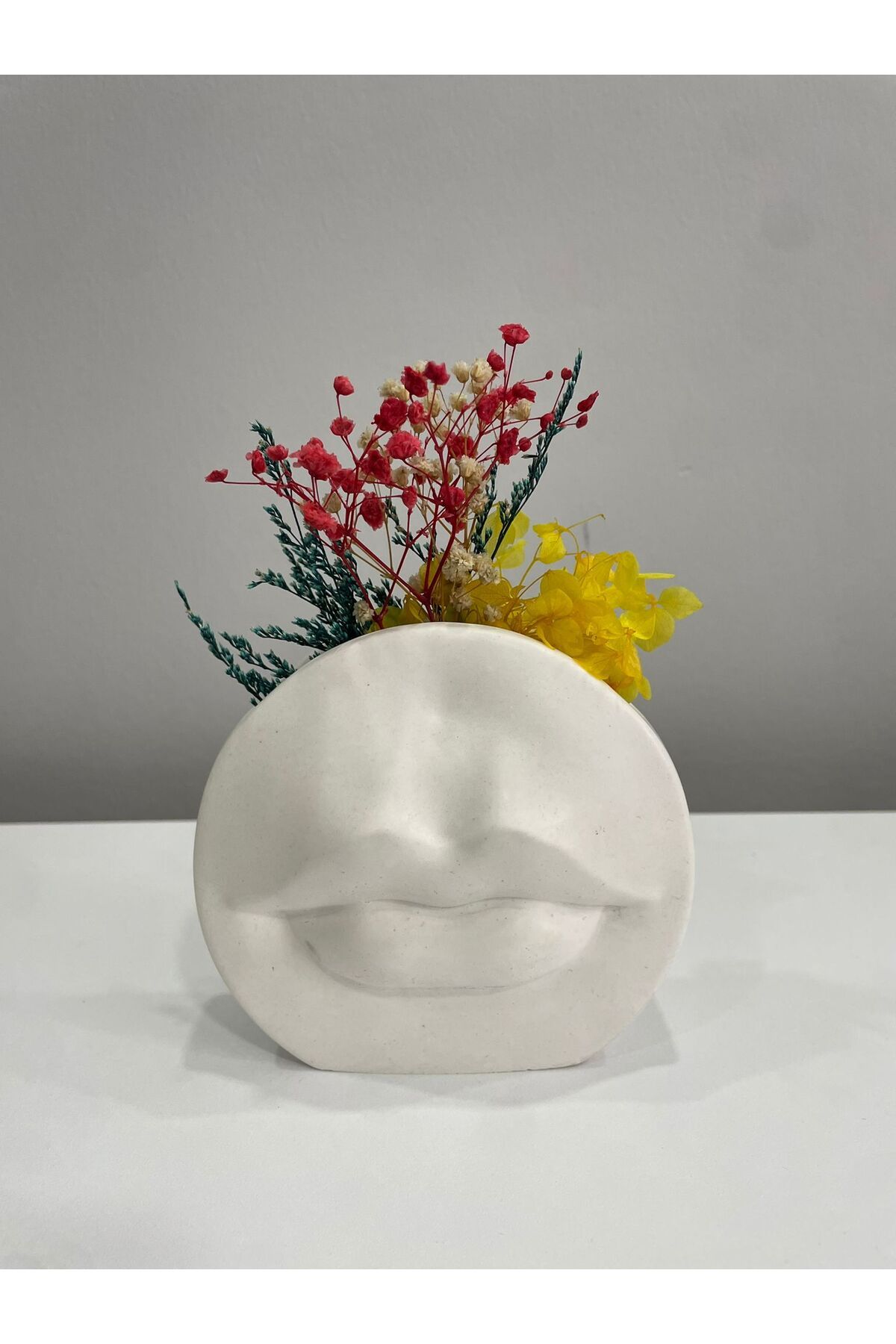 Home Dudak Vazo Şık Tasarım - Minimalist Vazo