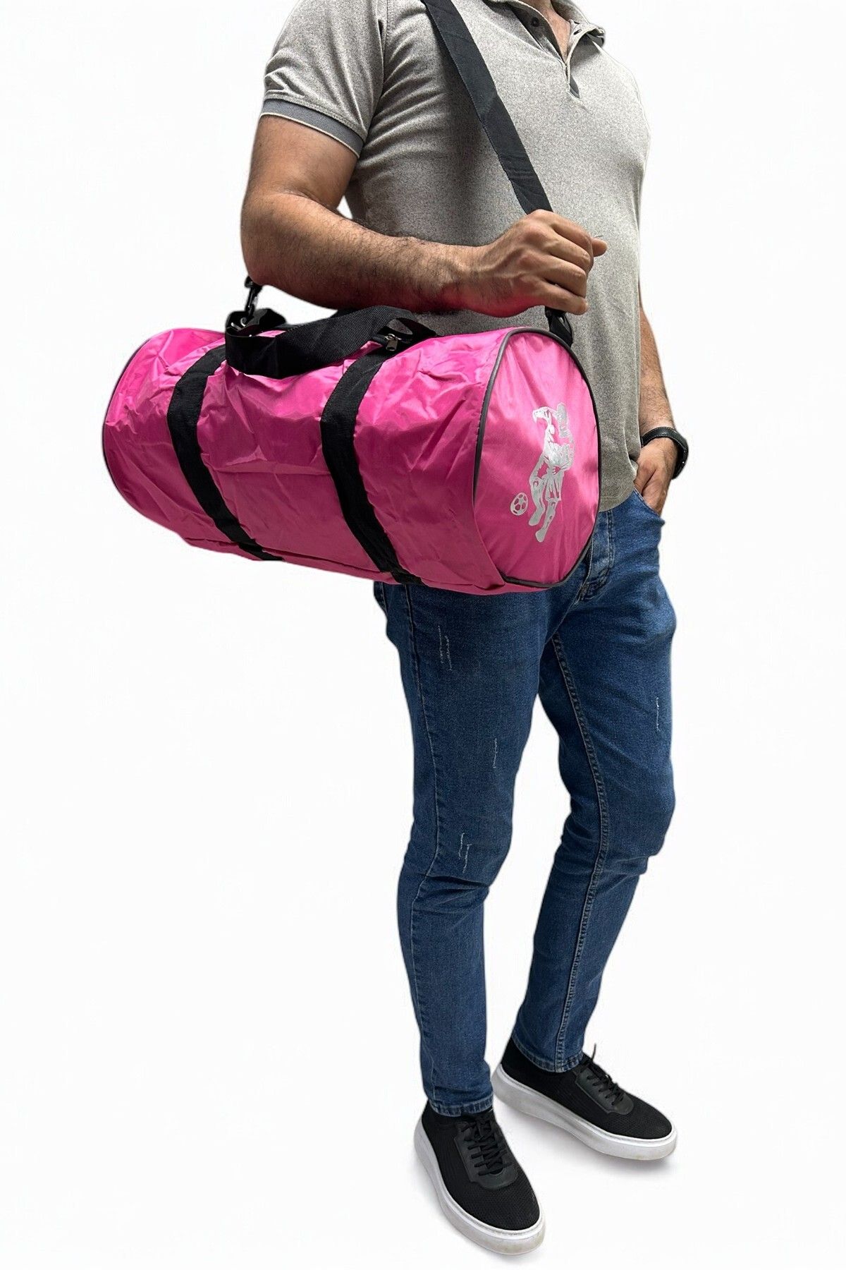 By Sabit Unisex Geniş Hacimli Seyahat Antrenman Gym Fitness Spor Çantası