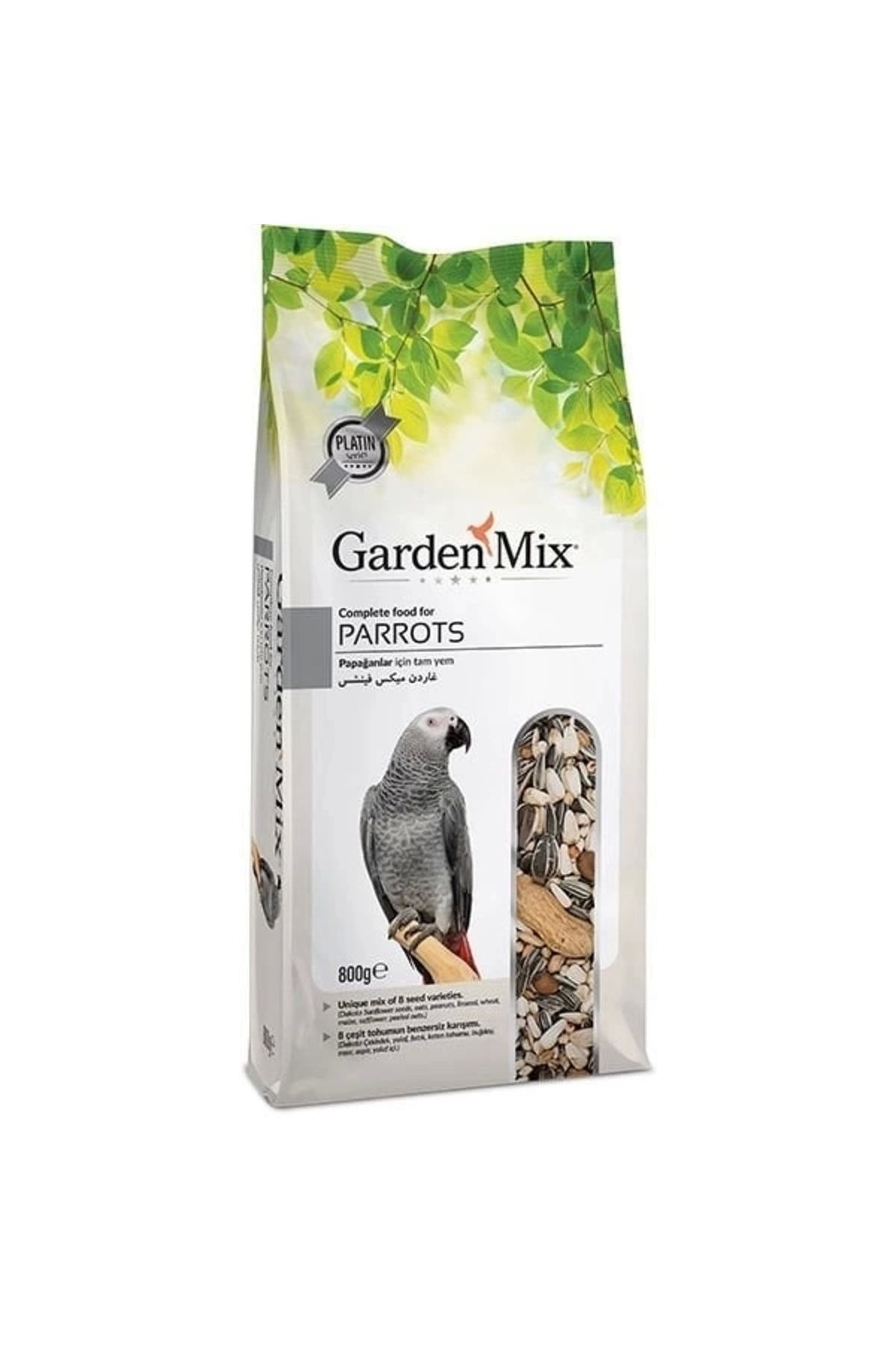 STOREMAX Garden Mix Platin Papağan Yemi 800 Gr