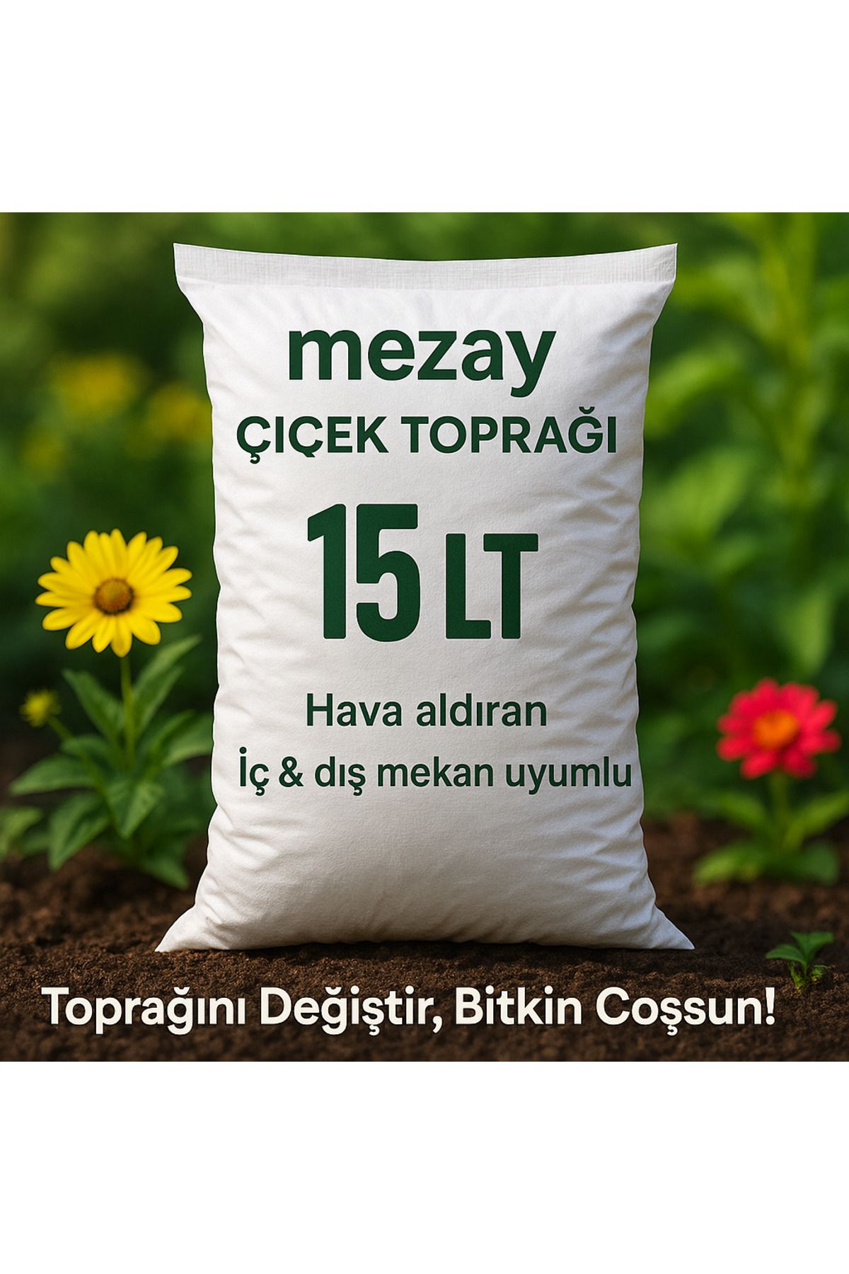 mezay Torf Iç Ve Dış Mekan Çiçek BİTKİ Toprağı