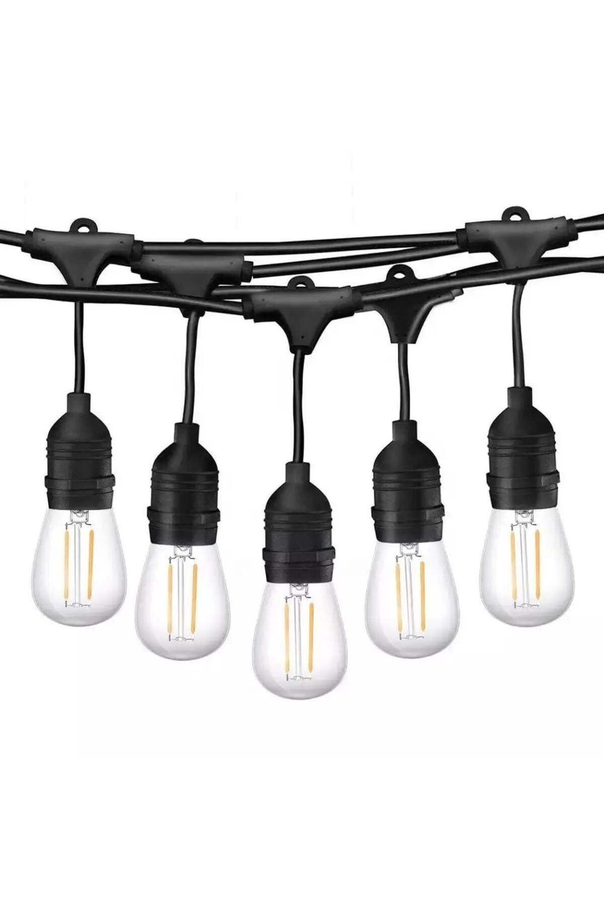 Forlife 220Volt 5 Adet E27 Duylu 5 Metre Kablolu Set (5 Adet S14 Led Ampul Hediyeli)