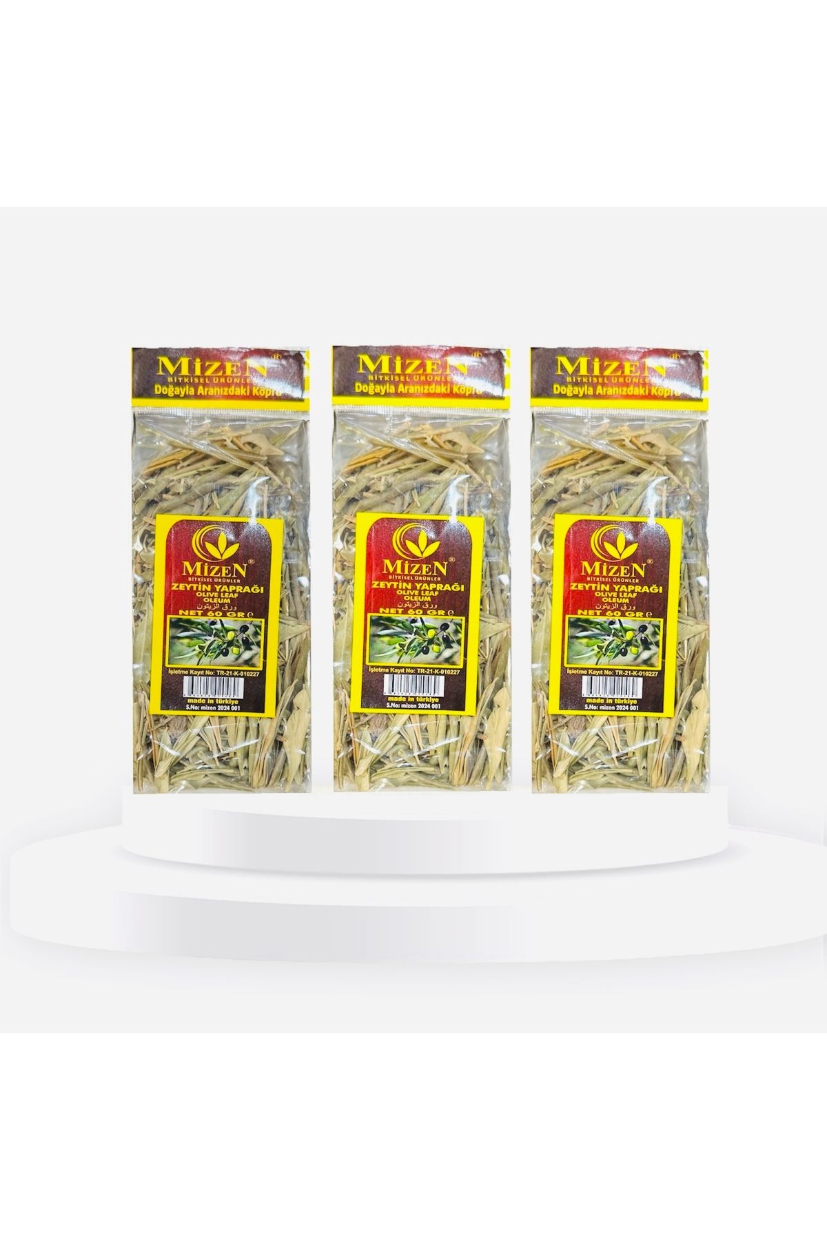 mizen Zeytin yaprağı 3 adet