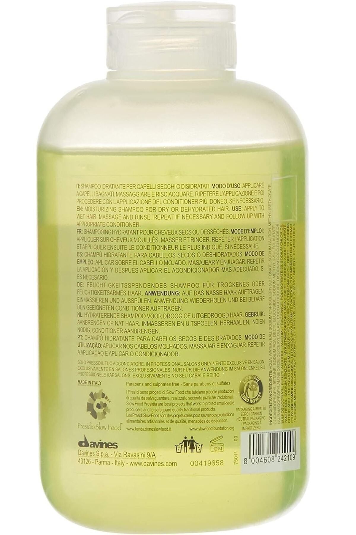 Davines NAT.Momo Tatlı Badem Proteini İçerikli Şampuan 41 TRUSTYSEV107