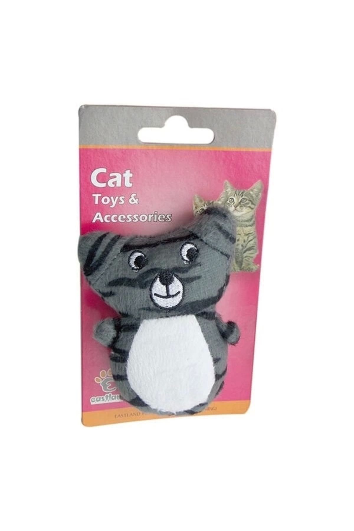 No8 Home Eastland Hışırtılı Peluş Kedi Oyuncağı Kaplan 9 Cm
