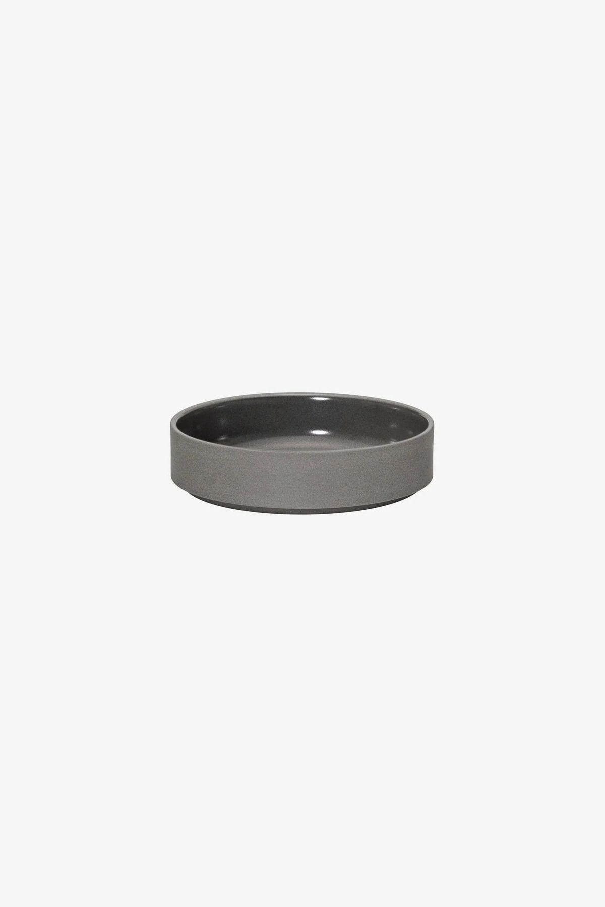 HASAMI PORCELAIN Koyu Gri 145 mm Kase İnce Tasarım Çok Amaçlı Seramik Kase