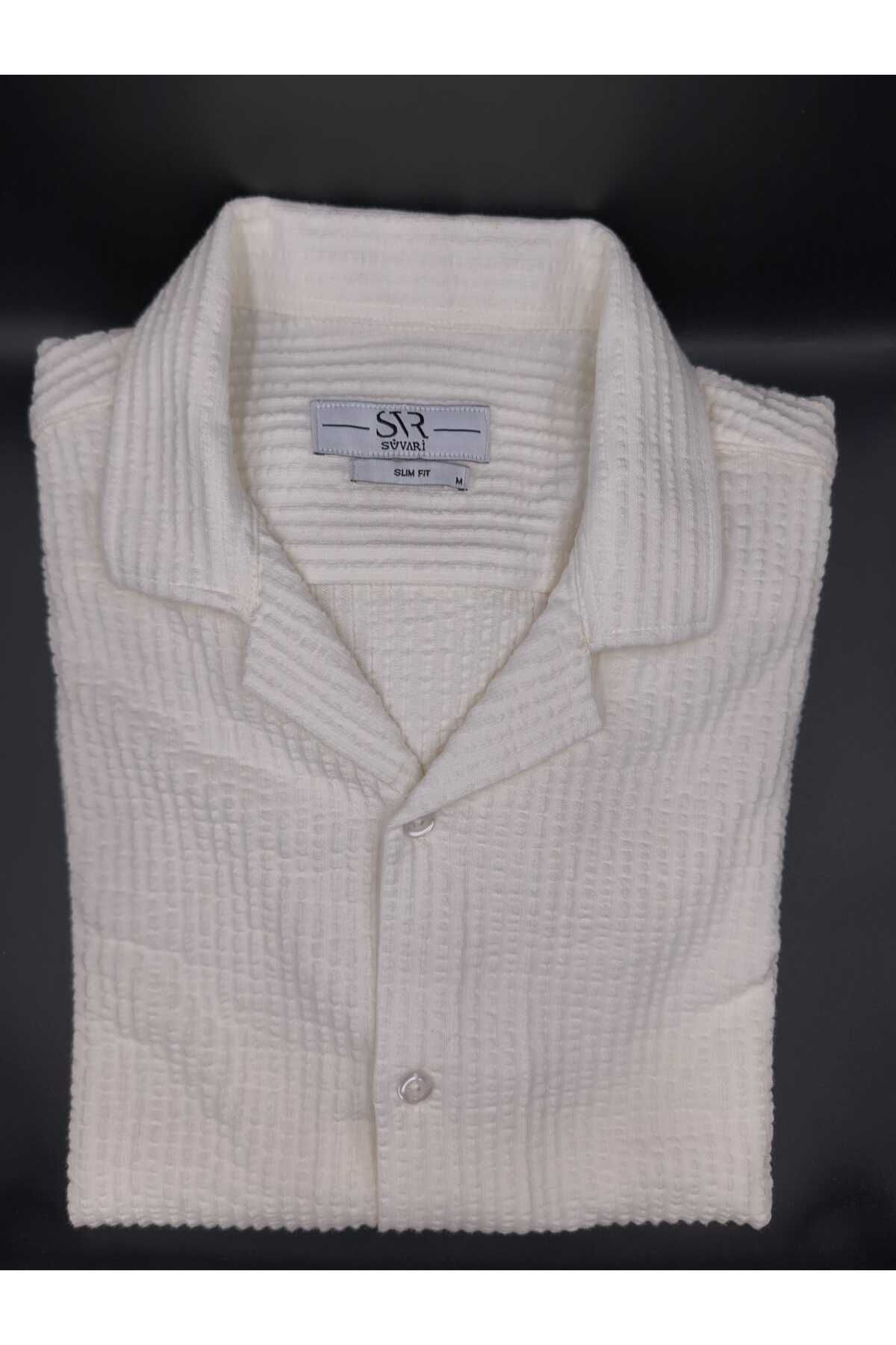 SÜVARİ SÜVARİ MODERN DEKORLU CASUAL SPORT GÖMLEK