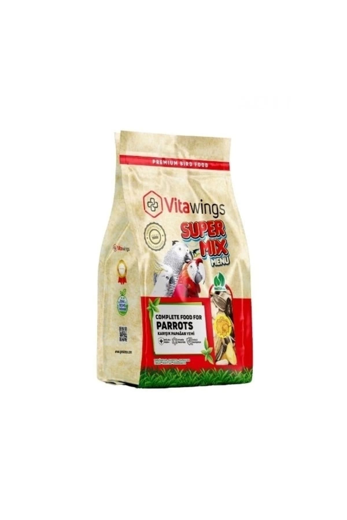 STOREMAX Vitawings Süper Mix Papağan Kuş Yemi 800 Gr